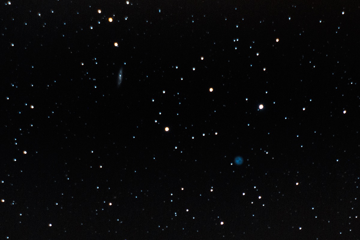 Owl nebula and galaxy Surfboard