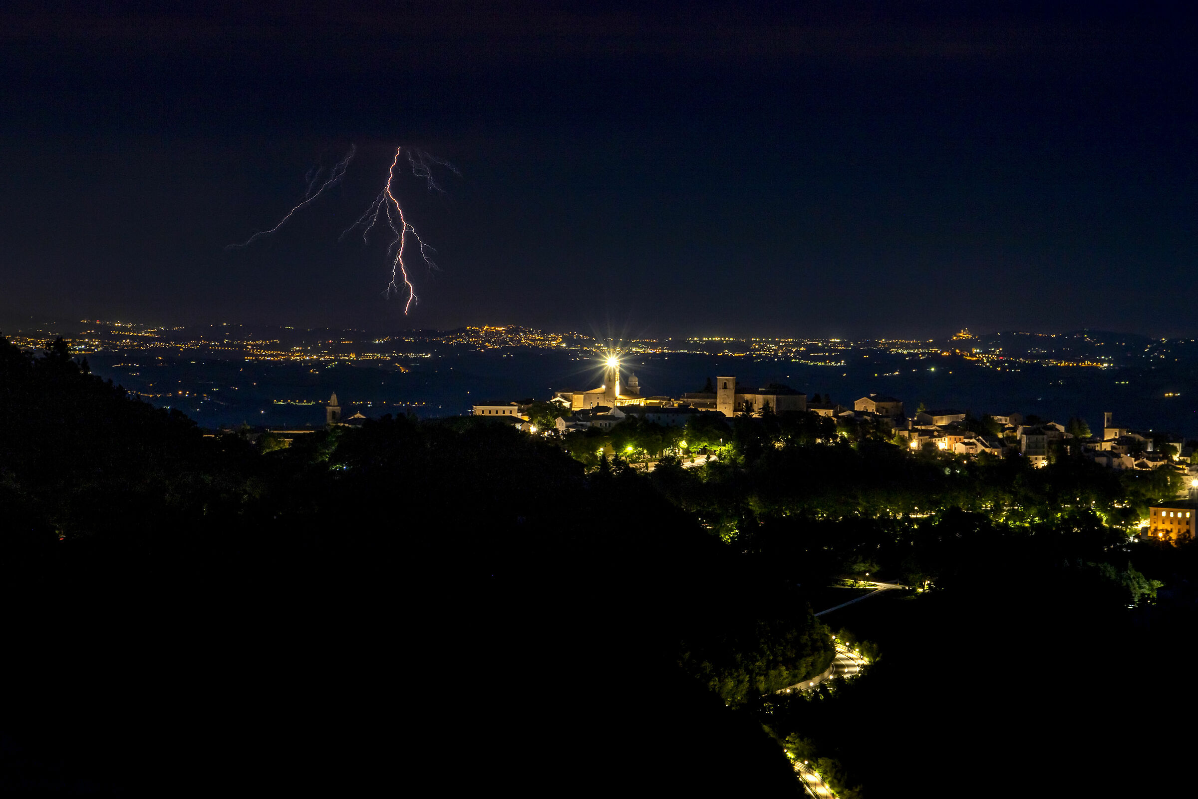Temporale nell'Adriatico