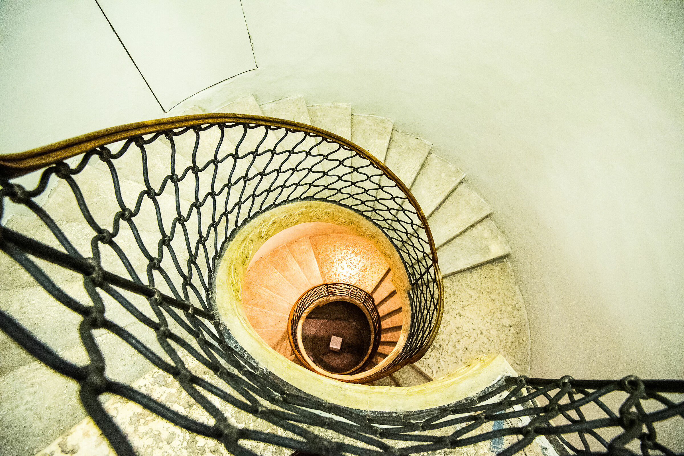 verona - palazzo giuliari - la scala a chiocciola