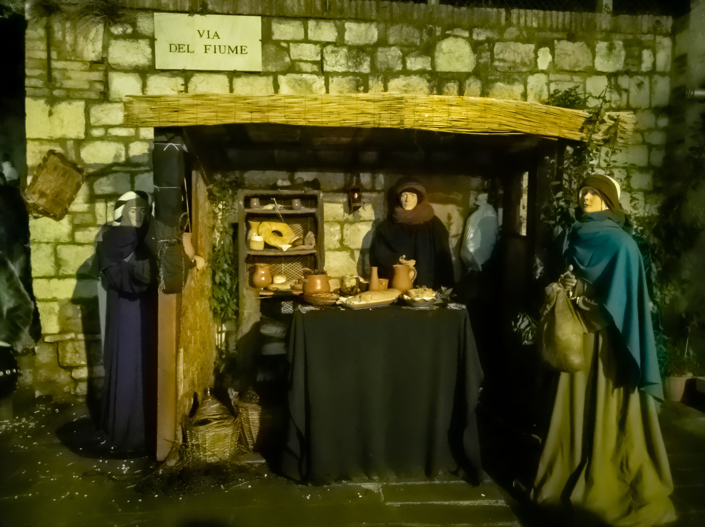 Le statue di Natale a Gubbio