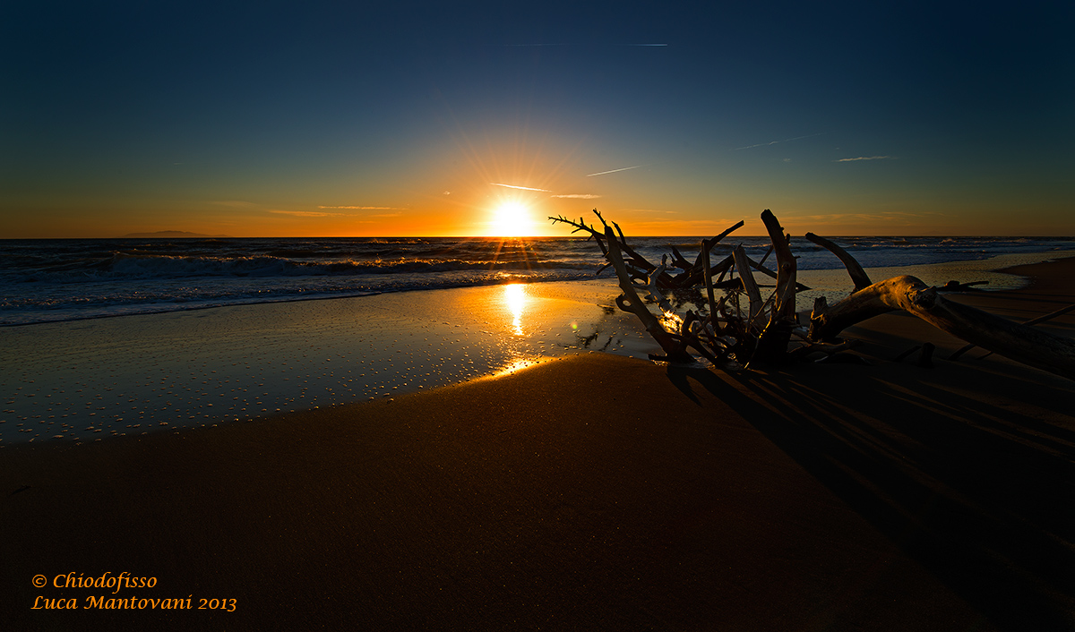 Tramonto all'Uccellina