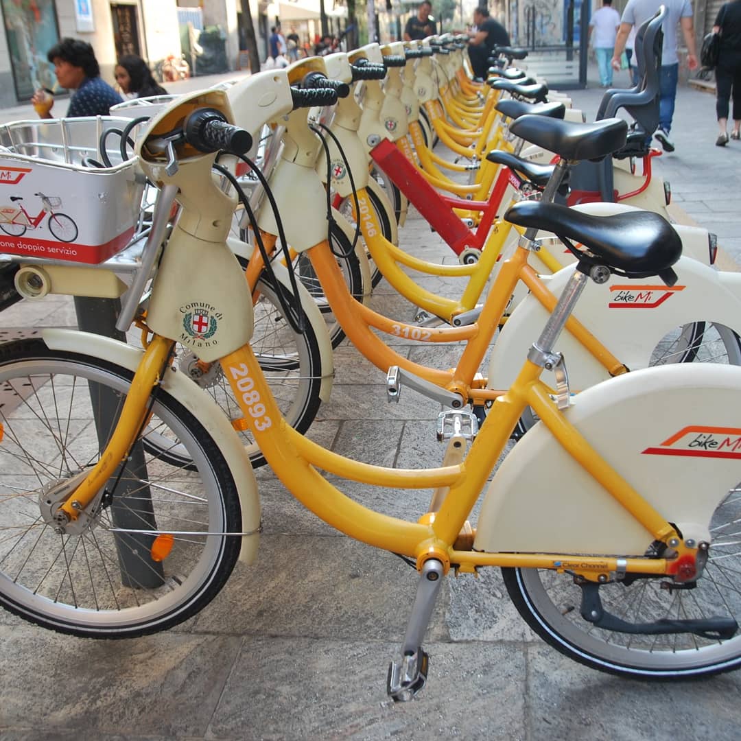 The Milanese bikes