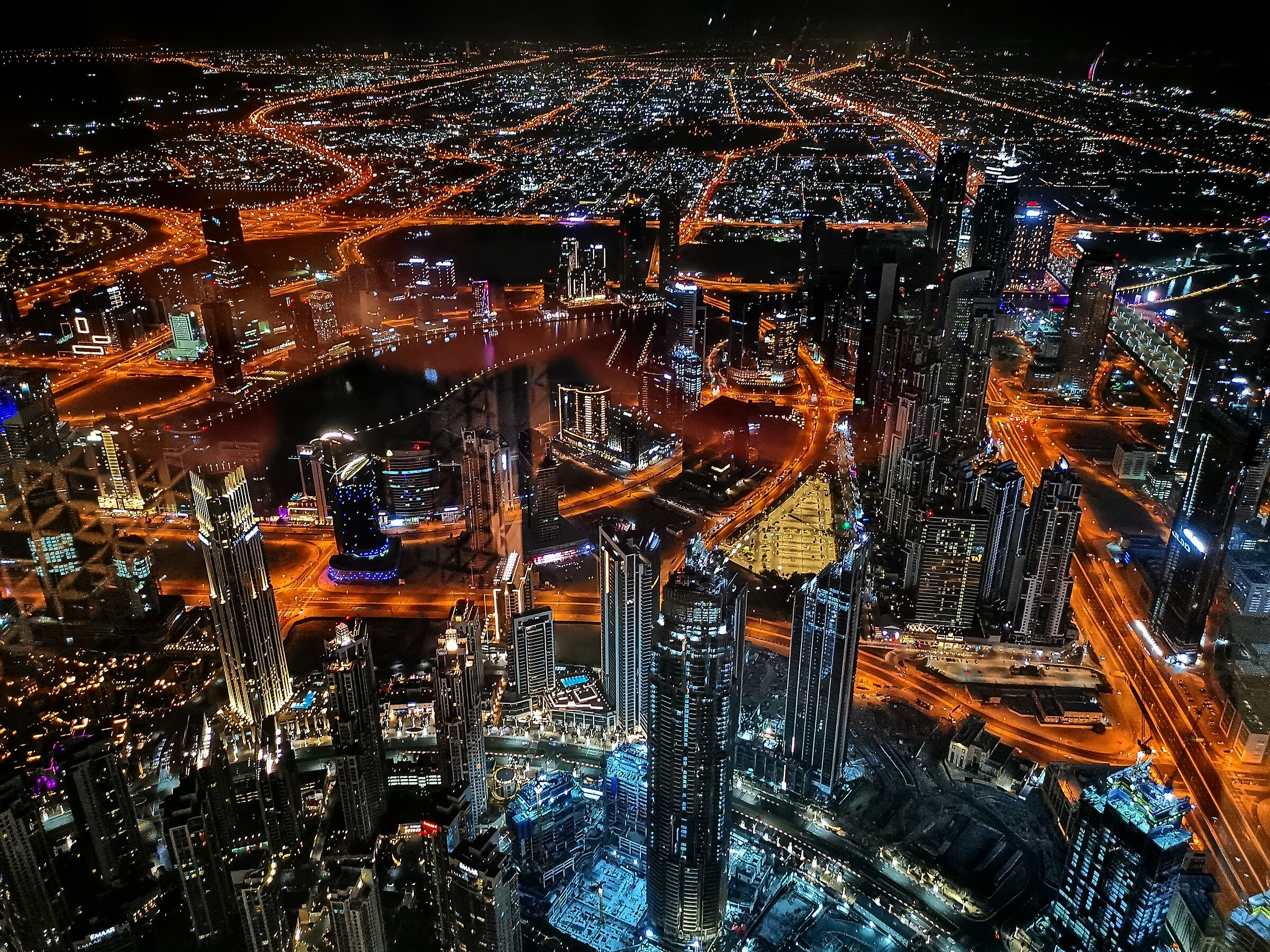 Show di luci dal Burj Khalifa (Dubai)