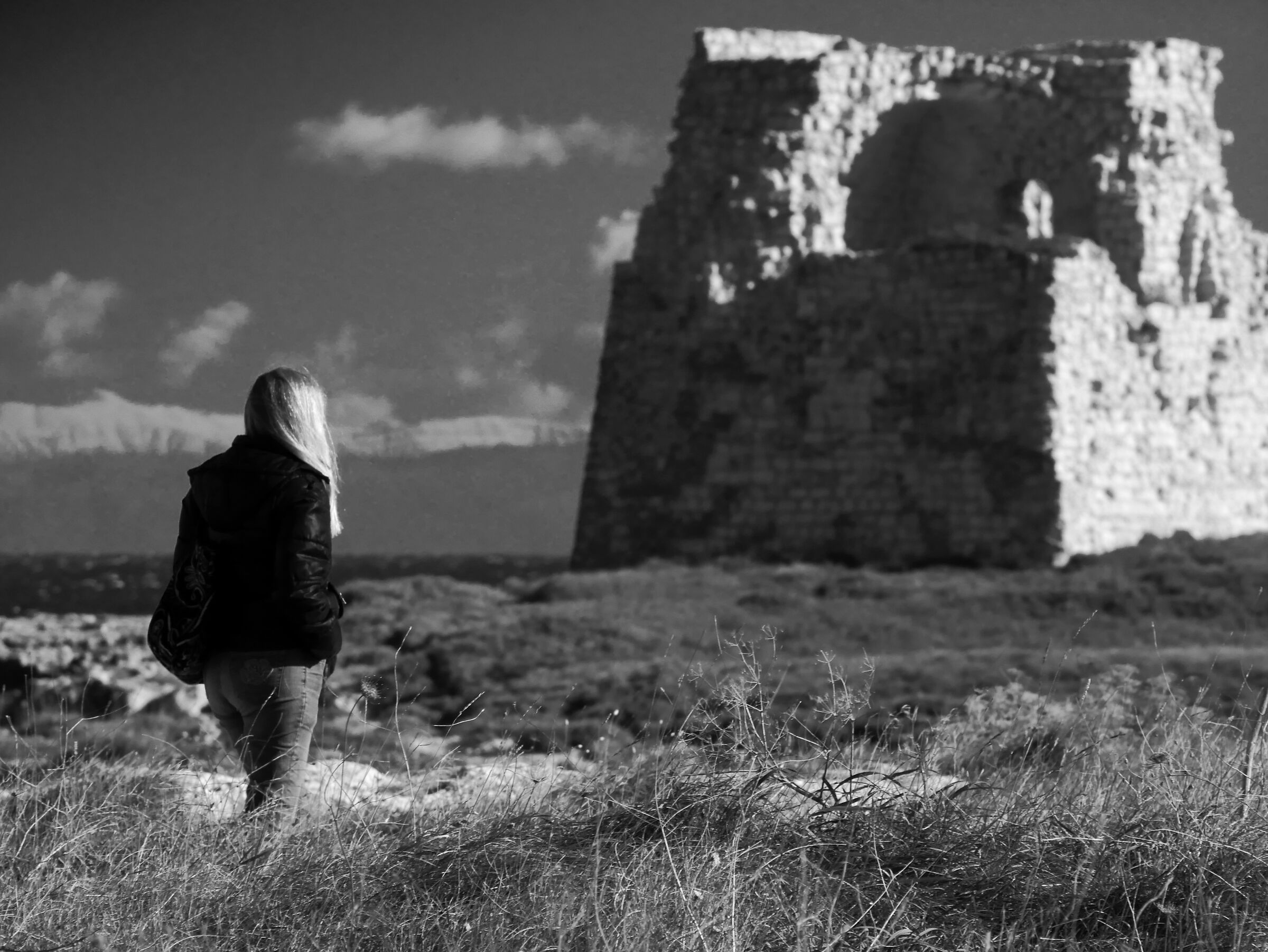 Albania and Roca Tower background