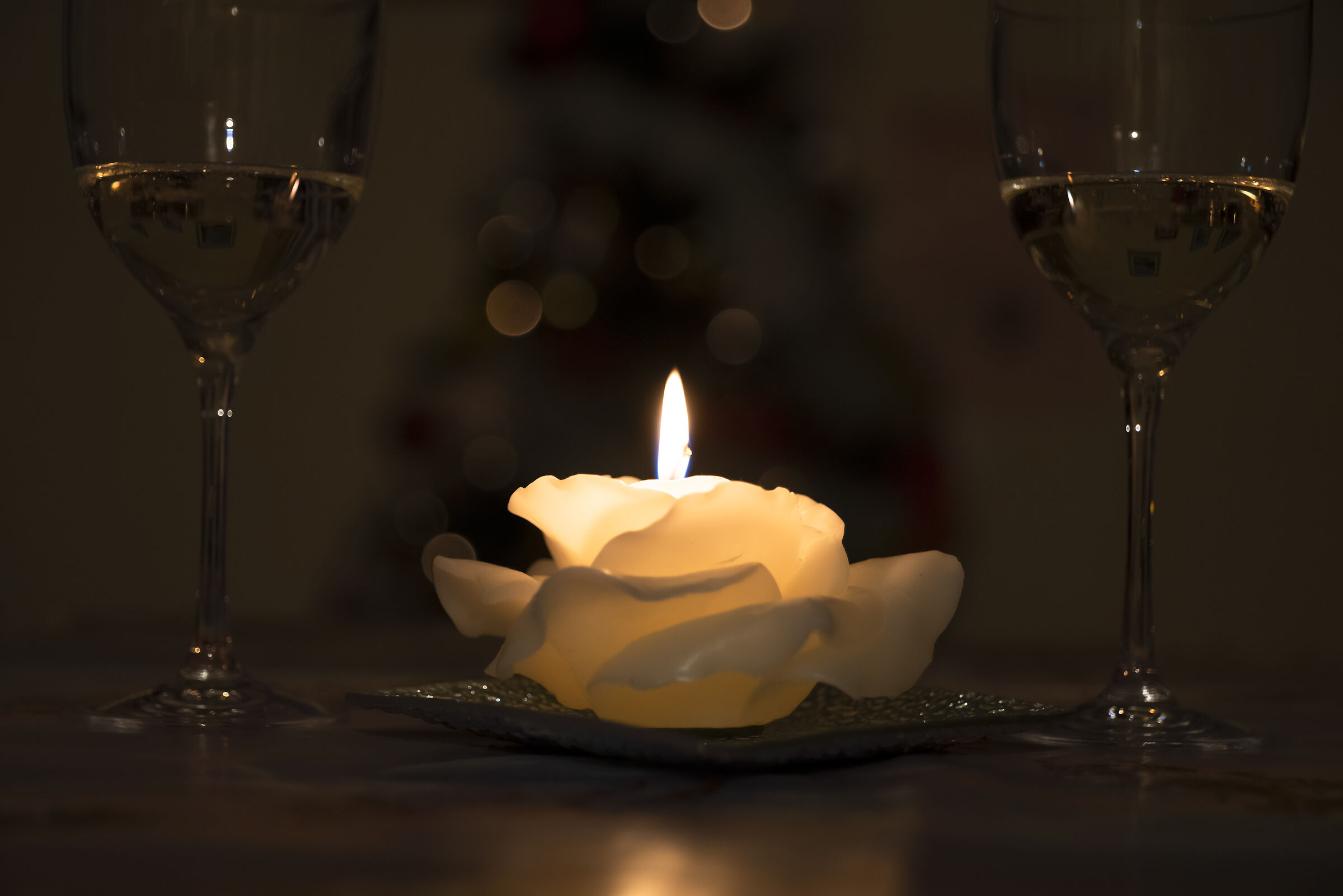 Chalices by candlelight