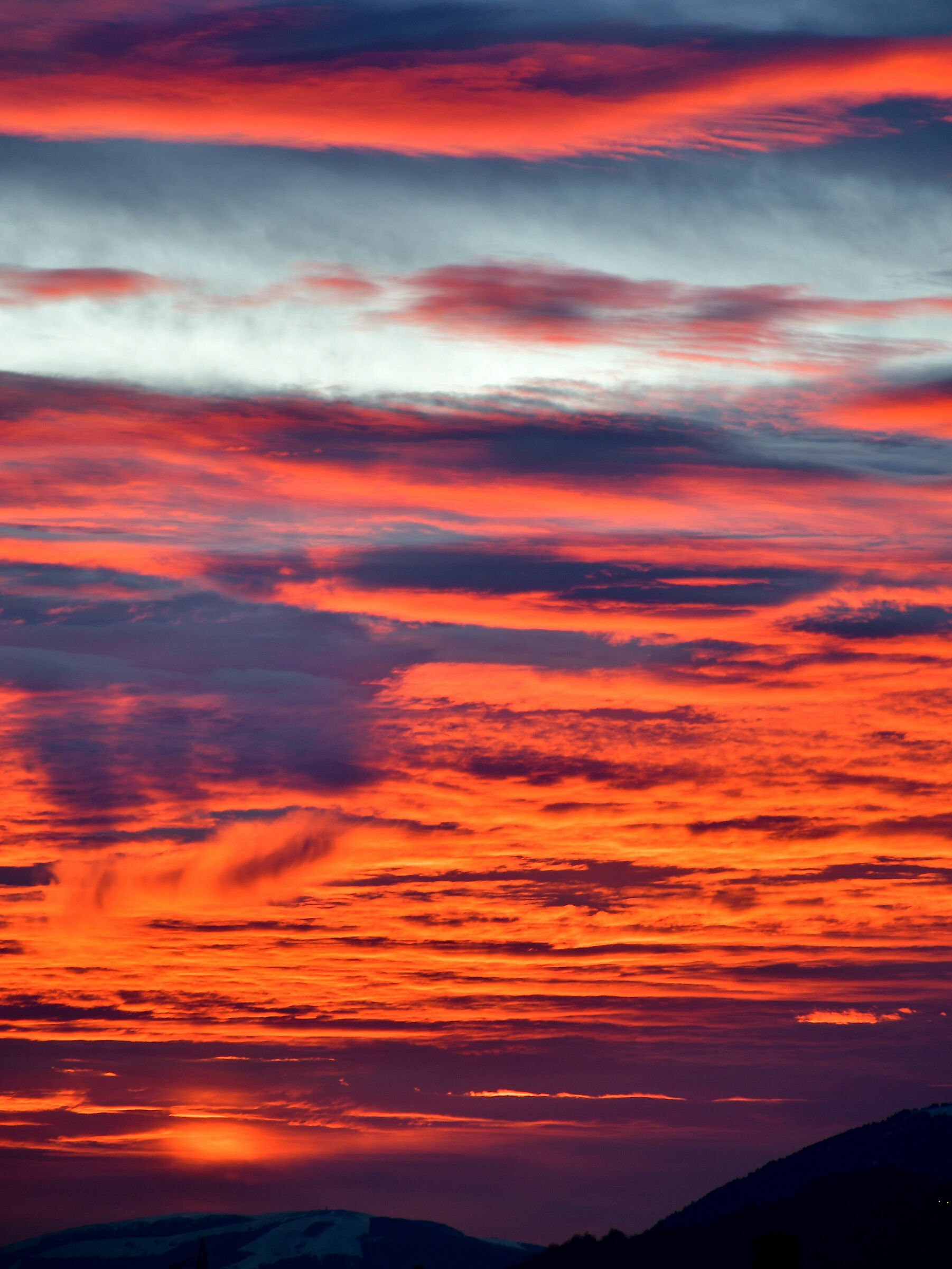 Sunset in Valbelluna