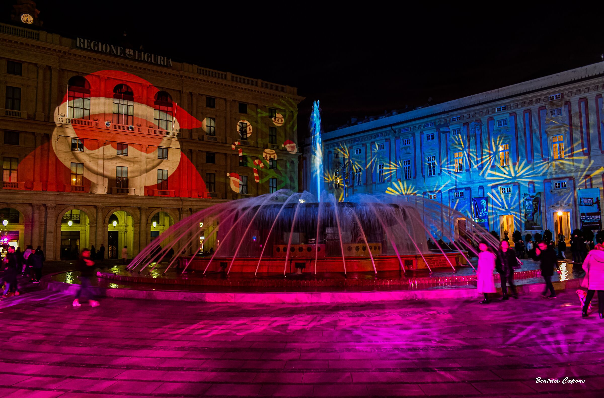 I colori del Natale - Piazza De Ferrari (Genova)