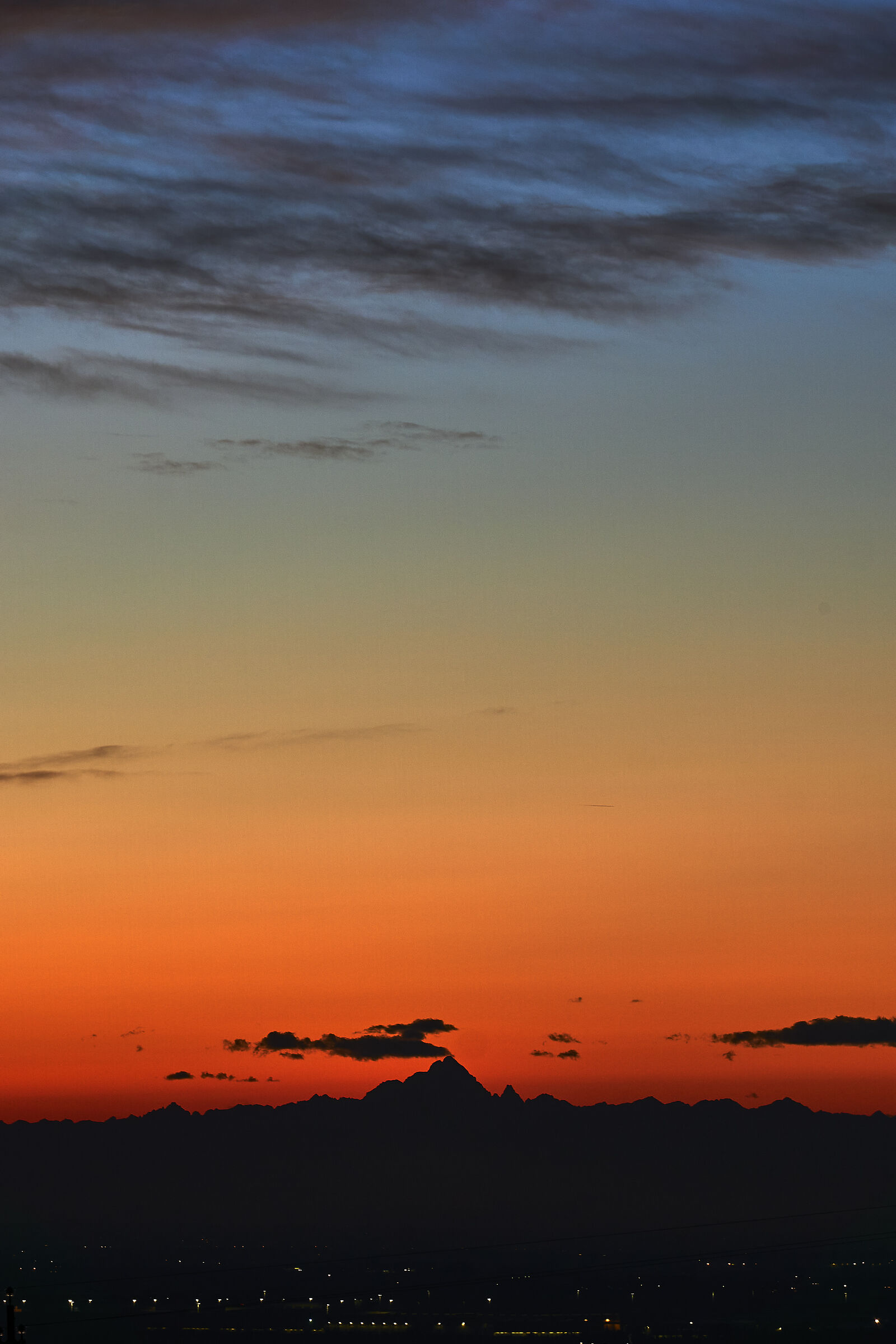 Sfumature al tramonto - Monviso 26.12.19