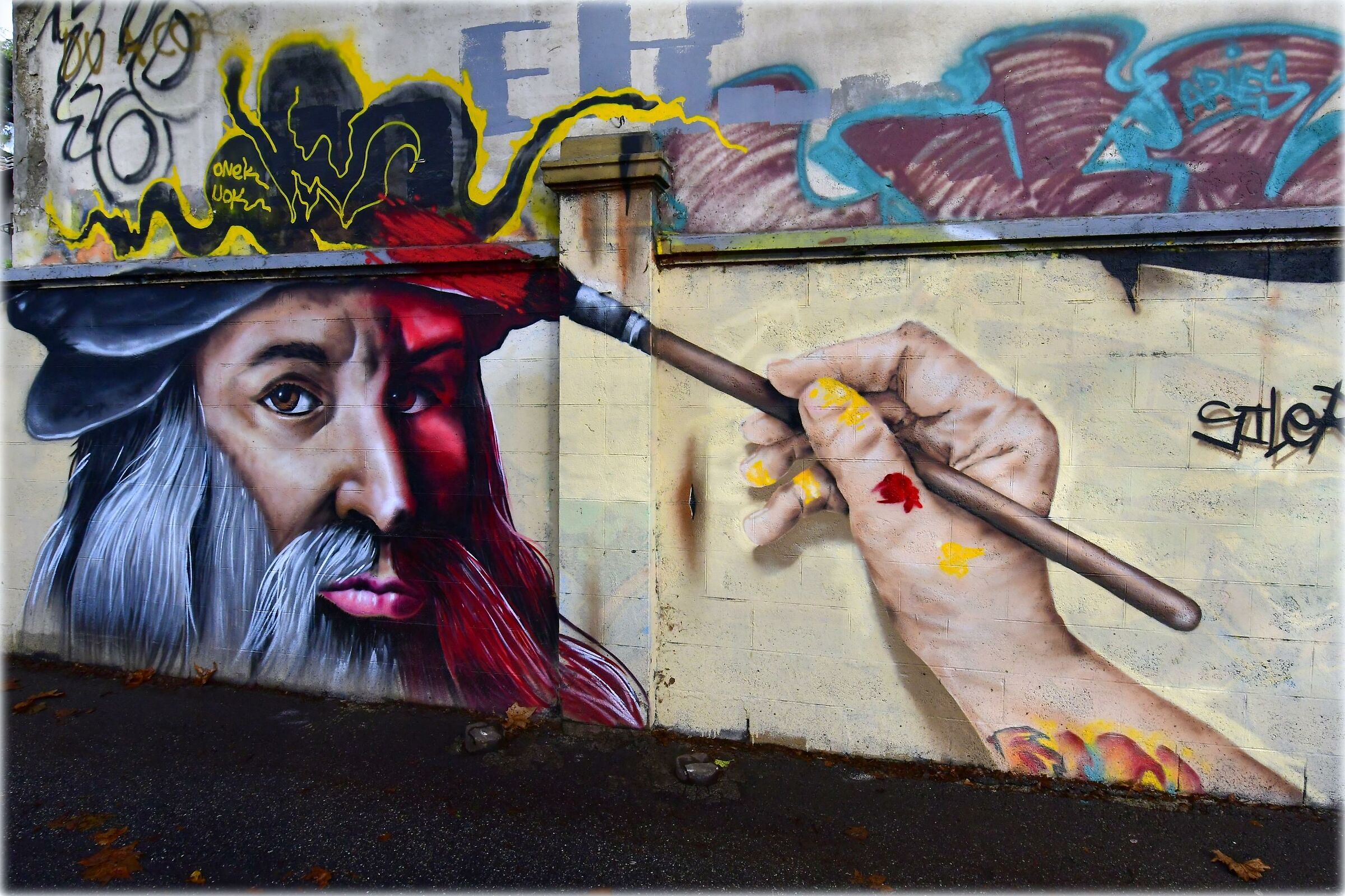 Murales Leonardo Ippodromo San Siro 1