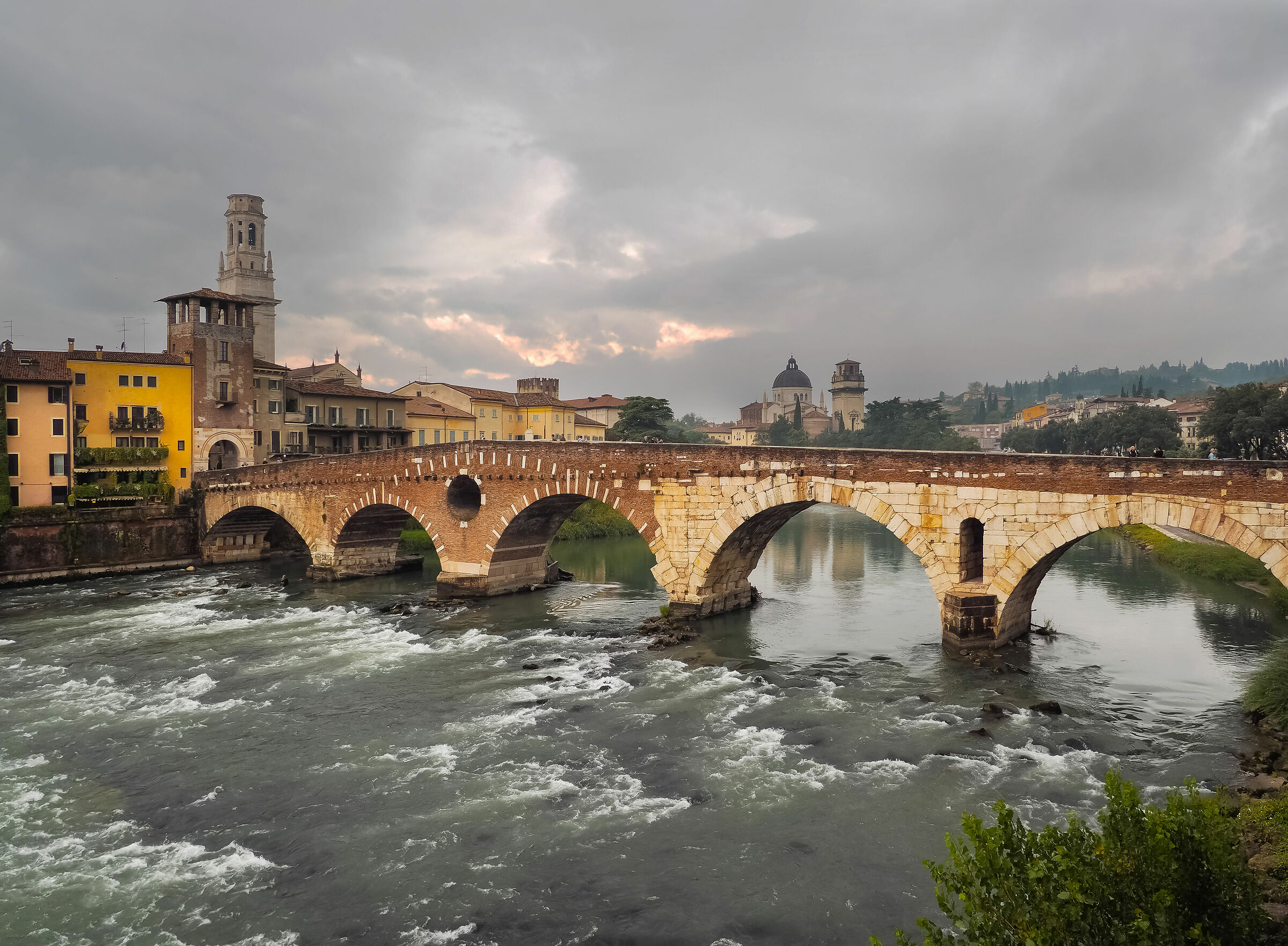 The Adige Bridge Stone