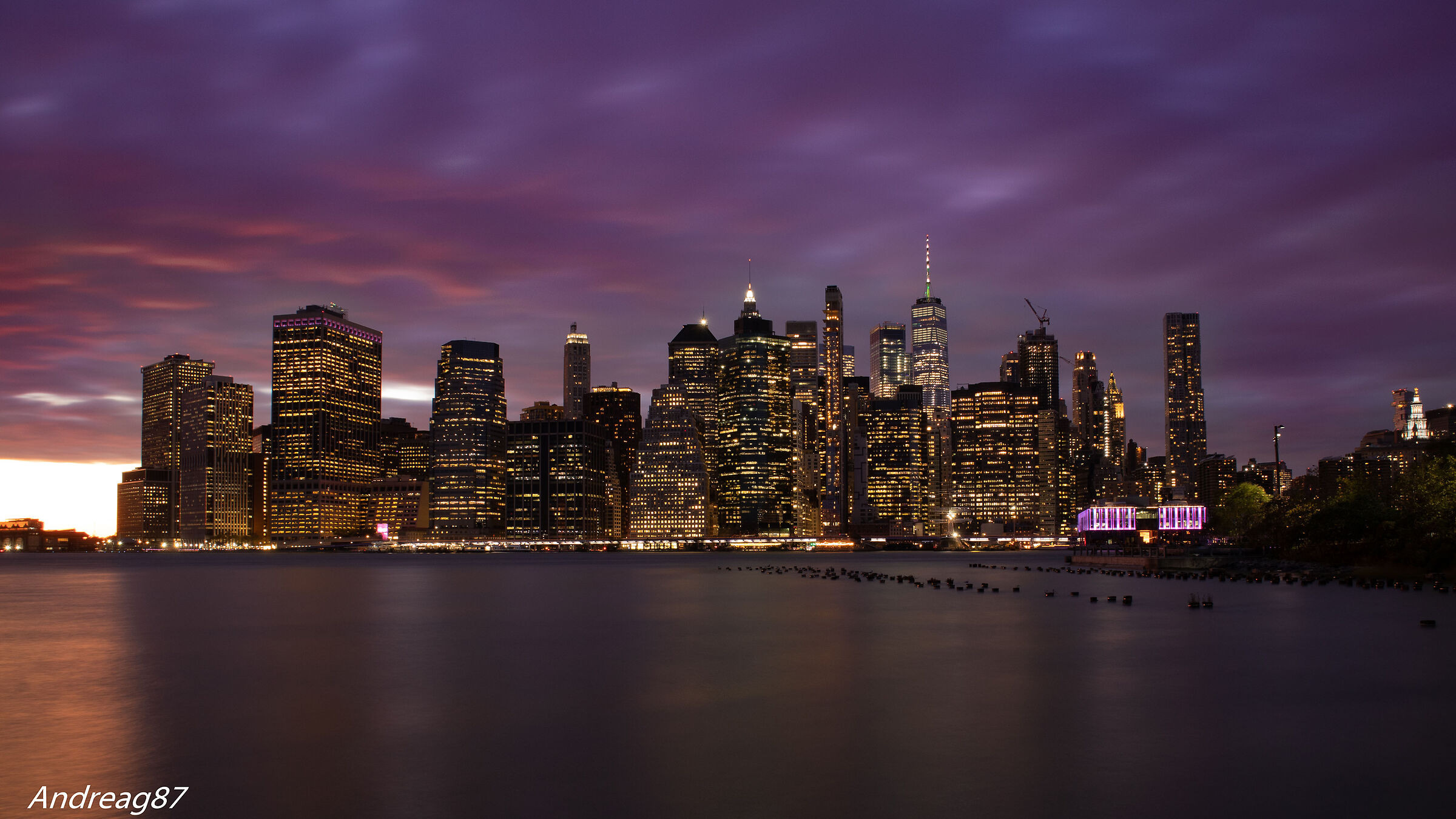 NYC Skyline da Brooklyn Heights