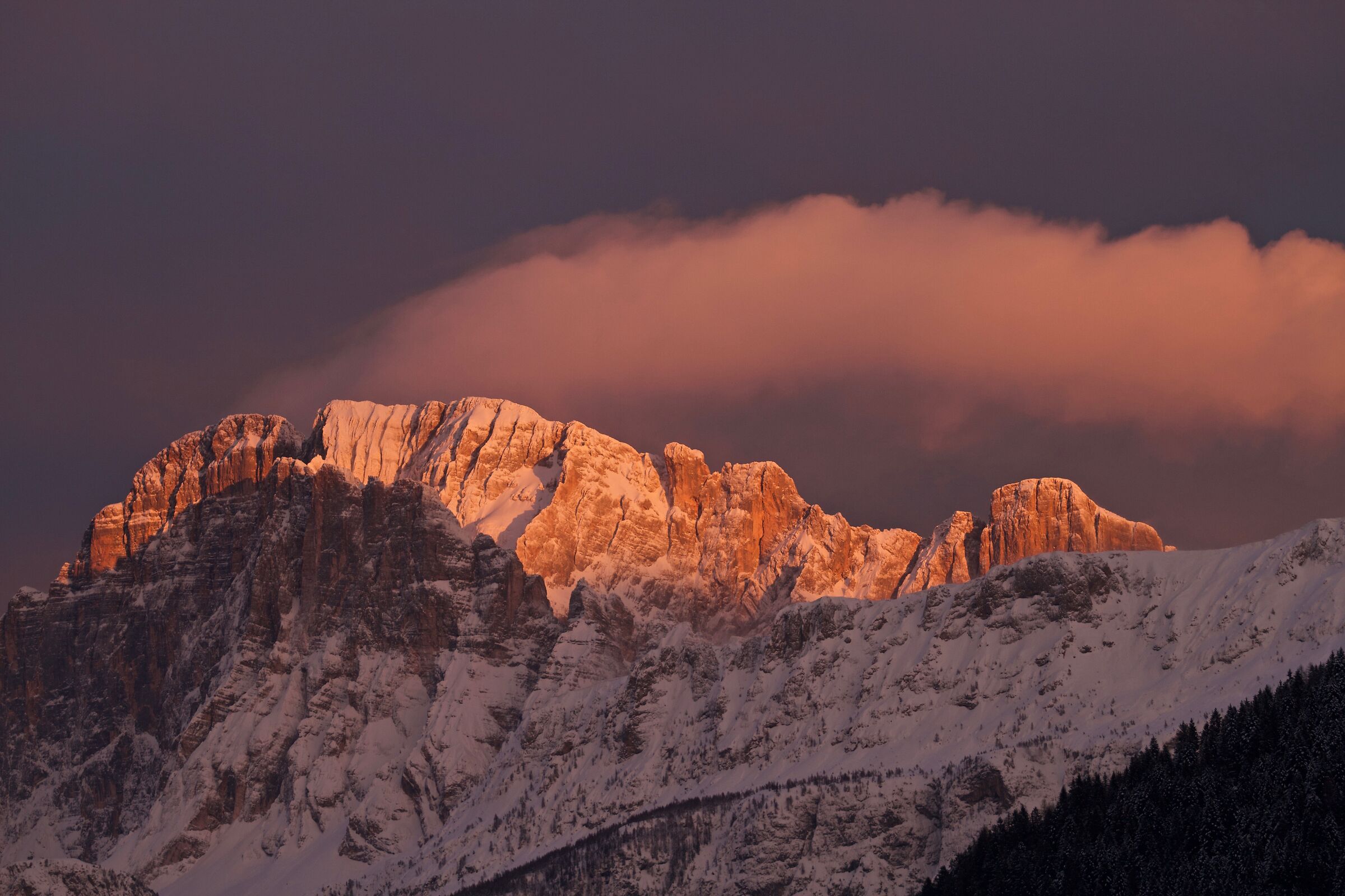 Tramonto sul Civetta