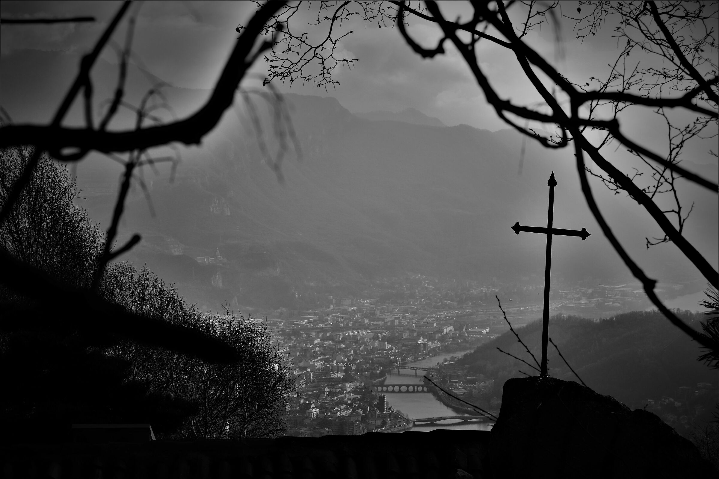 Scorci di Lecco dal Sasso di Preguda