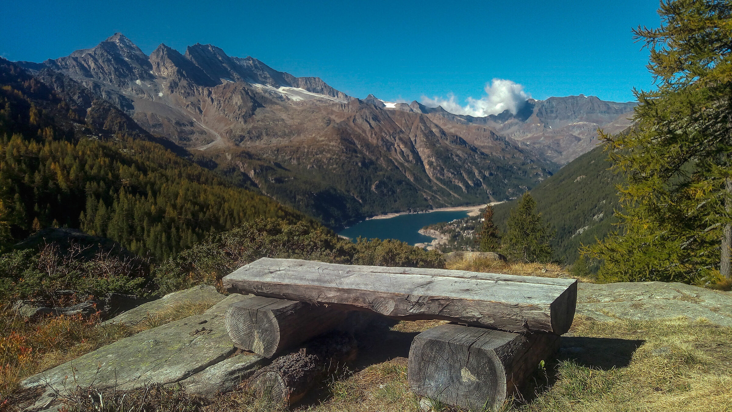 Lago di Ceresole Reale e Tre Levanne