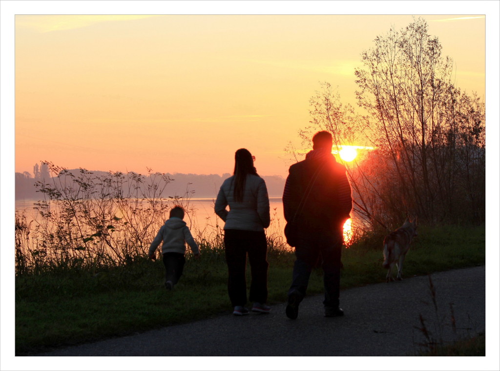 A passeggio ... là dove scorre il Grande Fiume