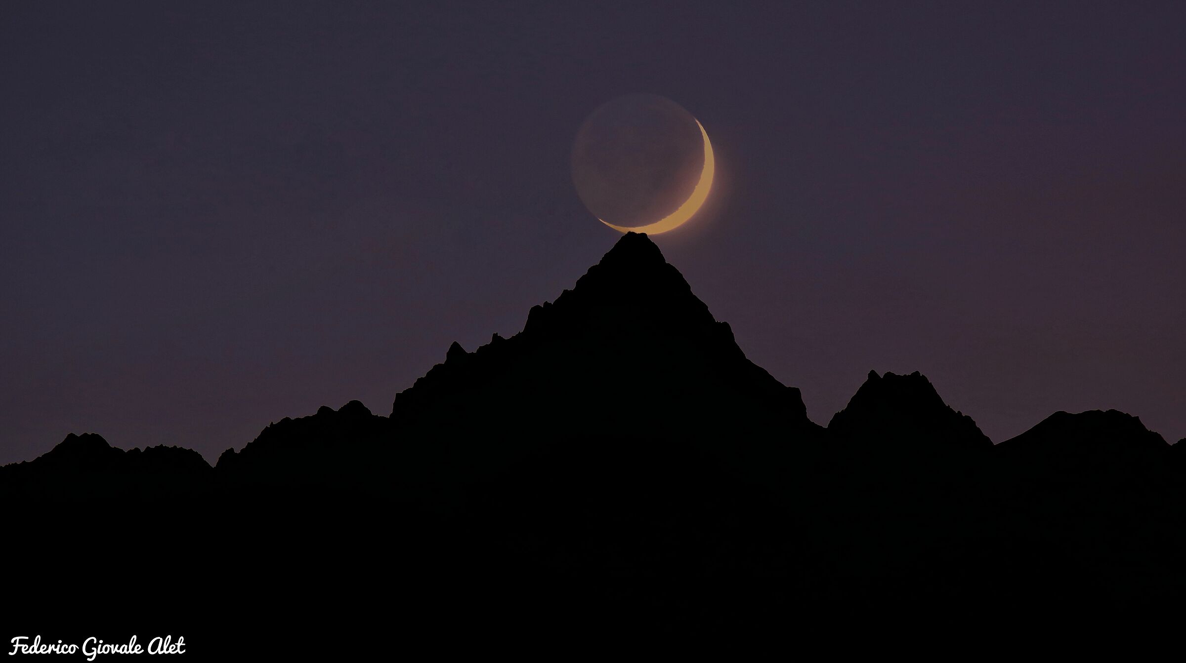Cinerea light on the Monviso