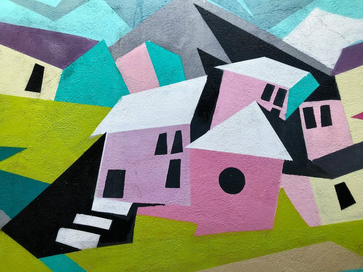 The City of donne_Murale in Varazze