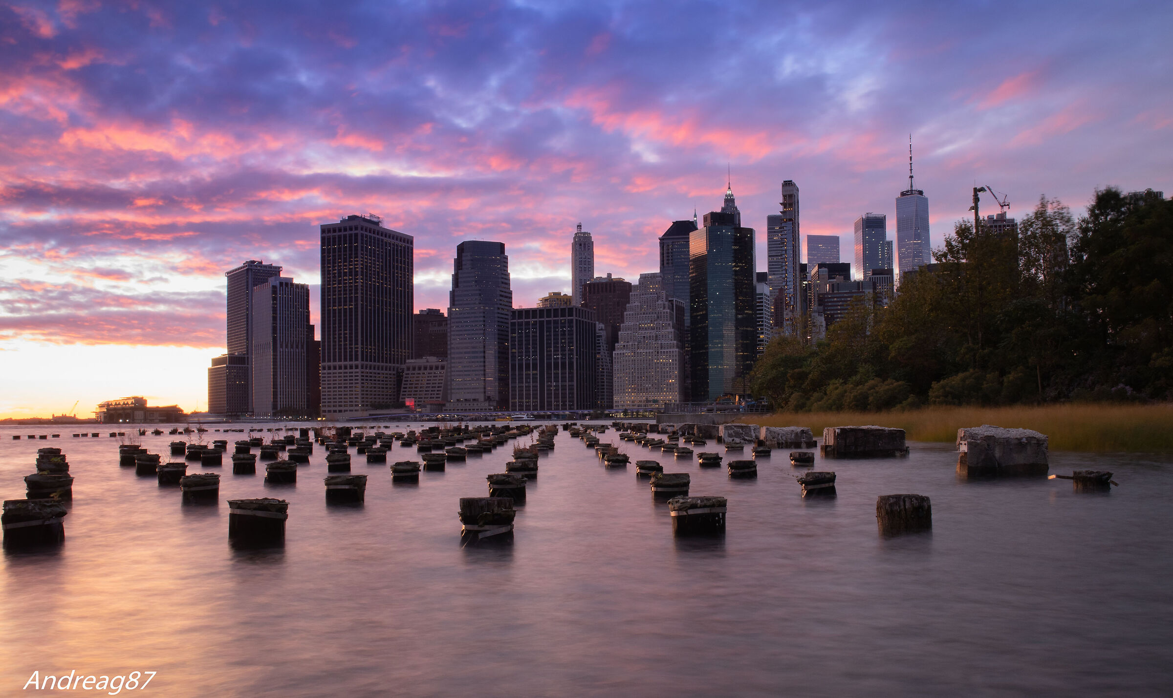 NY Skyline da Brooklyn Heights