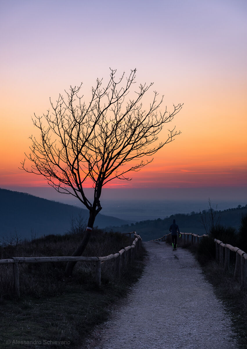 Sulle orme di un tramonto...