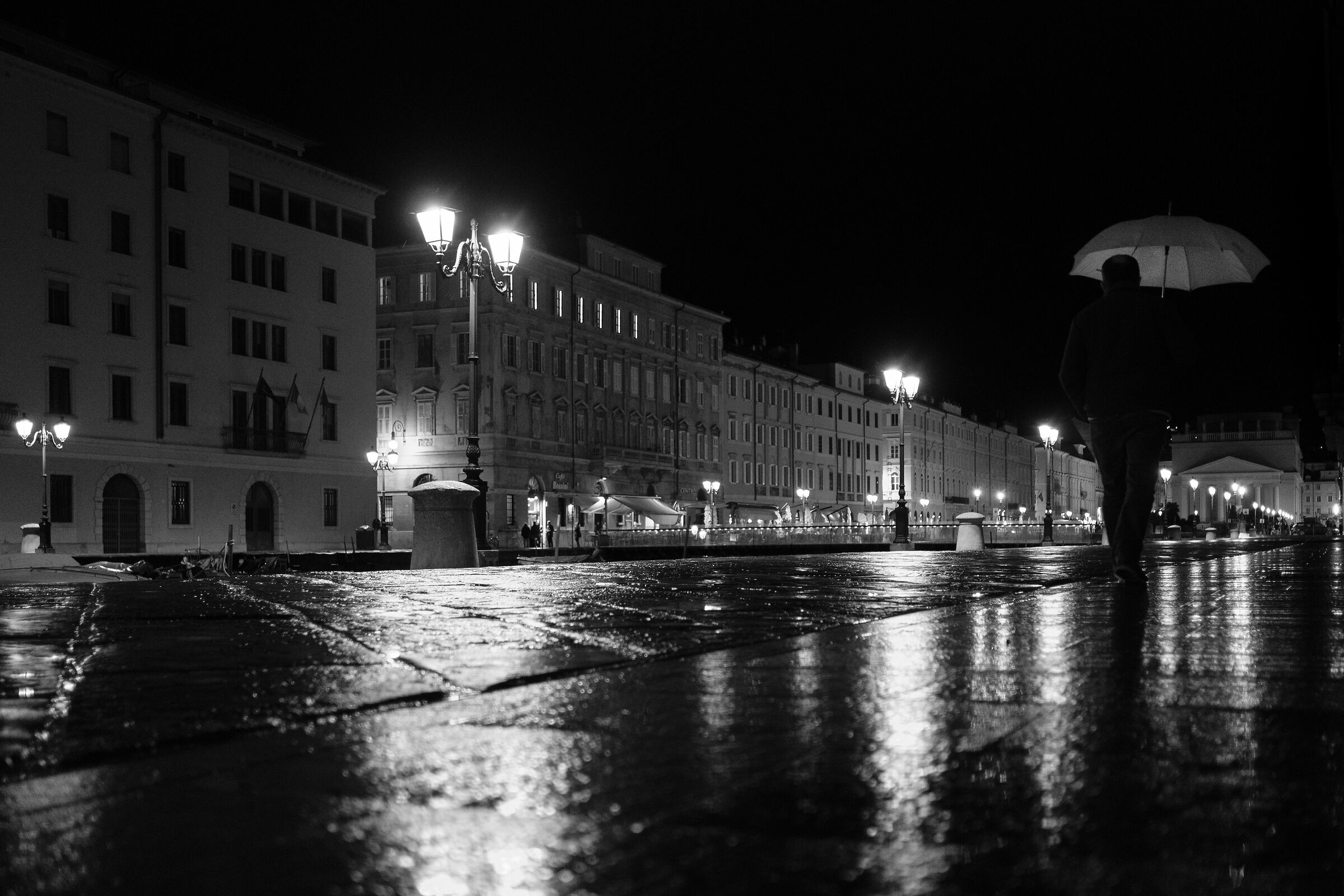the suspended umbrella