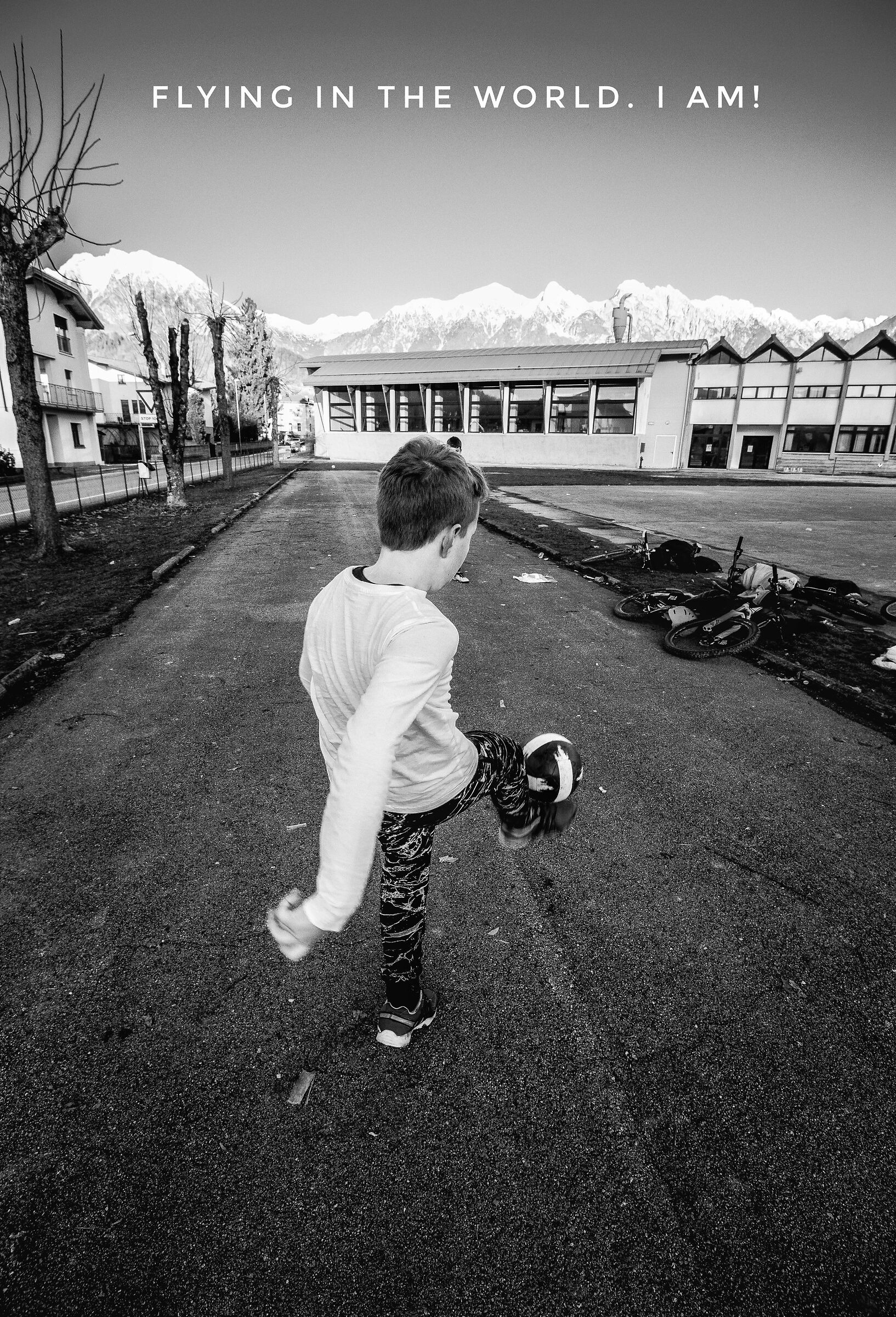 a football in the world