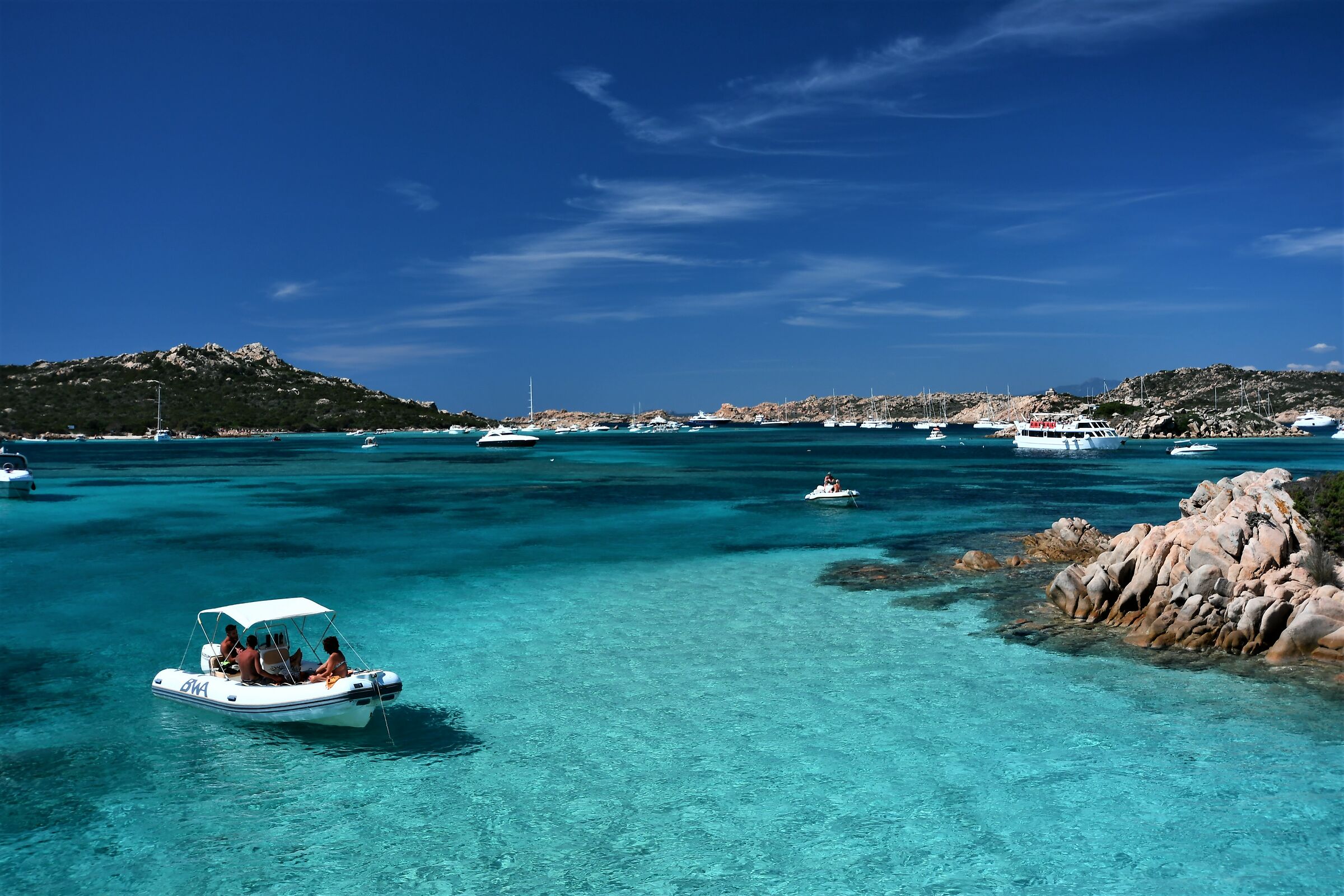 la maddalena in sardegna.