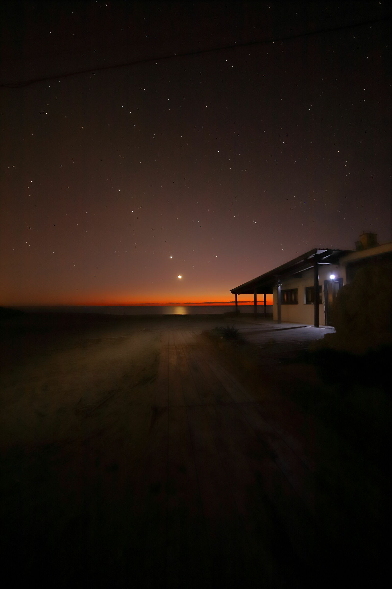 St. Augustine Lazio new moon night