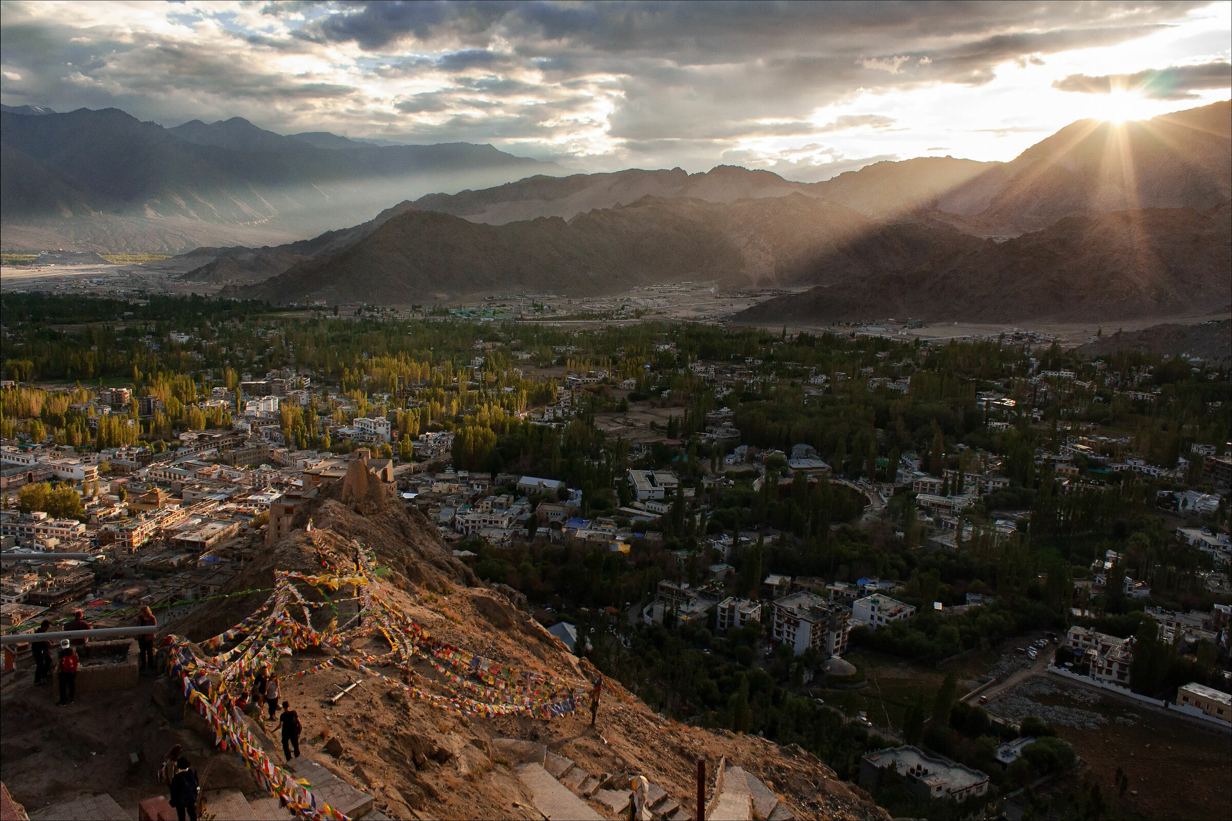 Leh's sunset