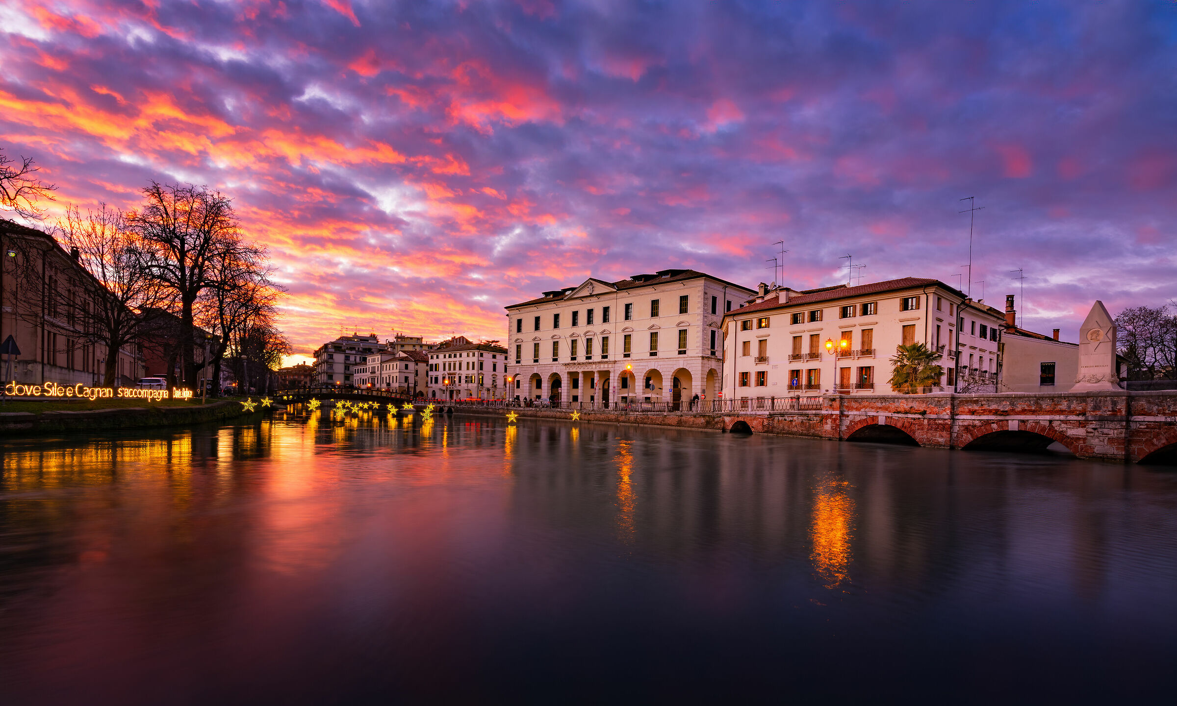 Sunset over Treviso