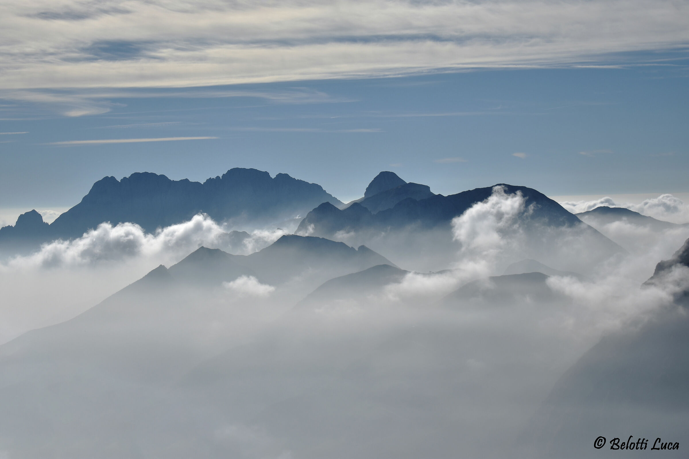 Skyline delle Orobie