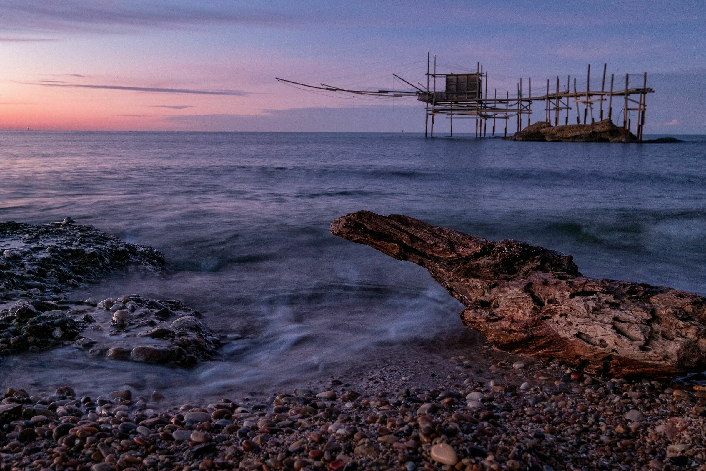 Sunset at Punta Aderci