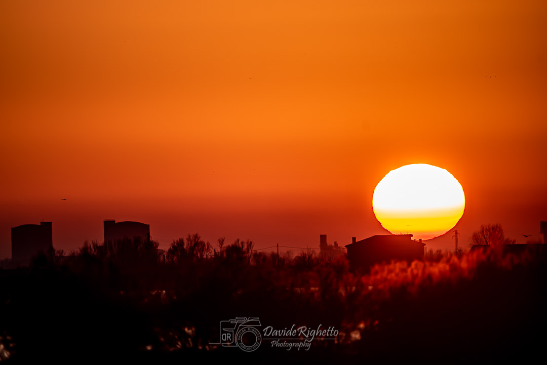 Sunset at the Delta of the Little
