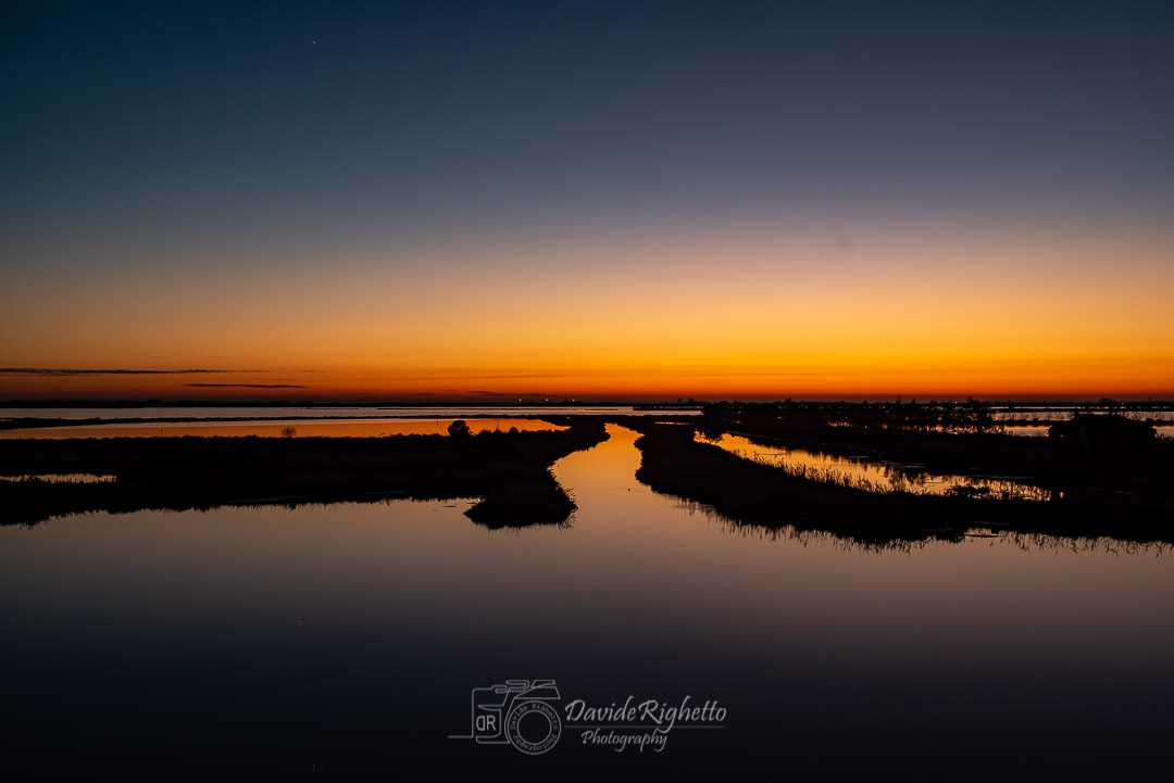Sunset at the Delta of the Little