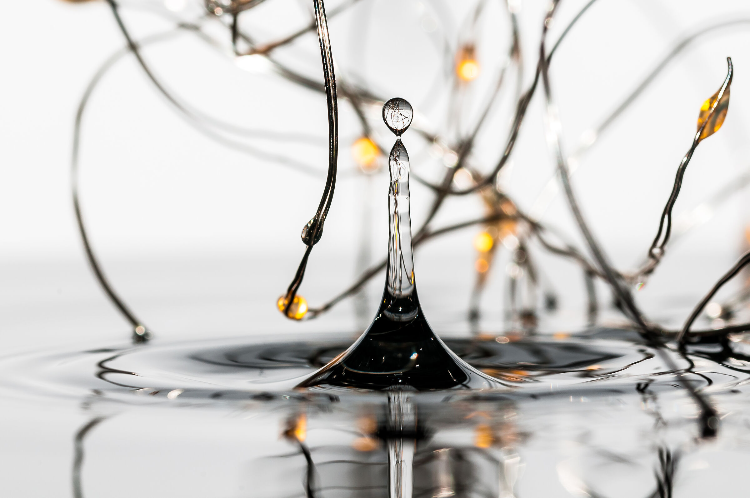 Drops Rebound Macro Fotografia Mario Jr Nicorelli