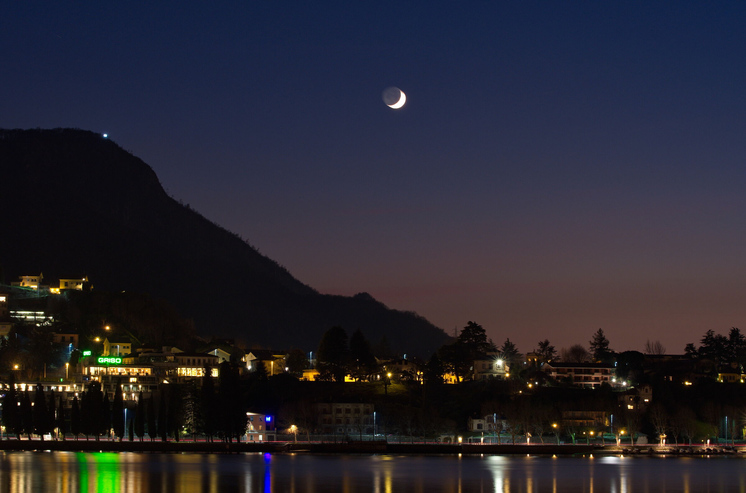 lecco, quasi eclisse