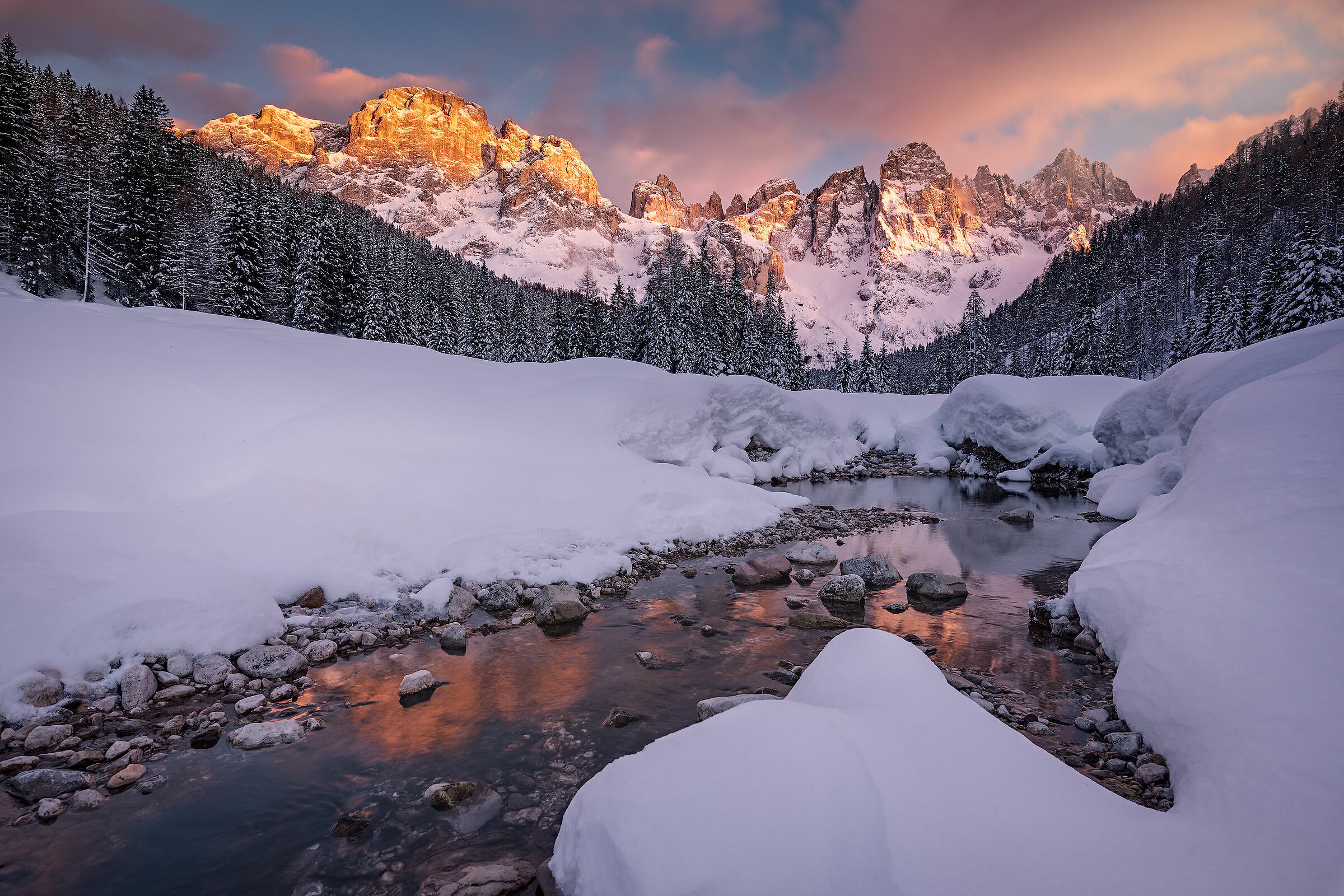 Dolomite's winter