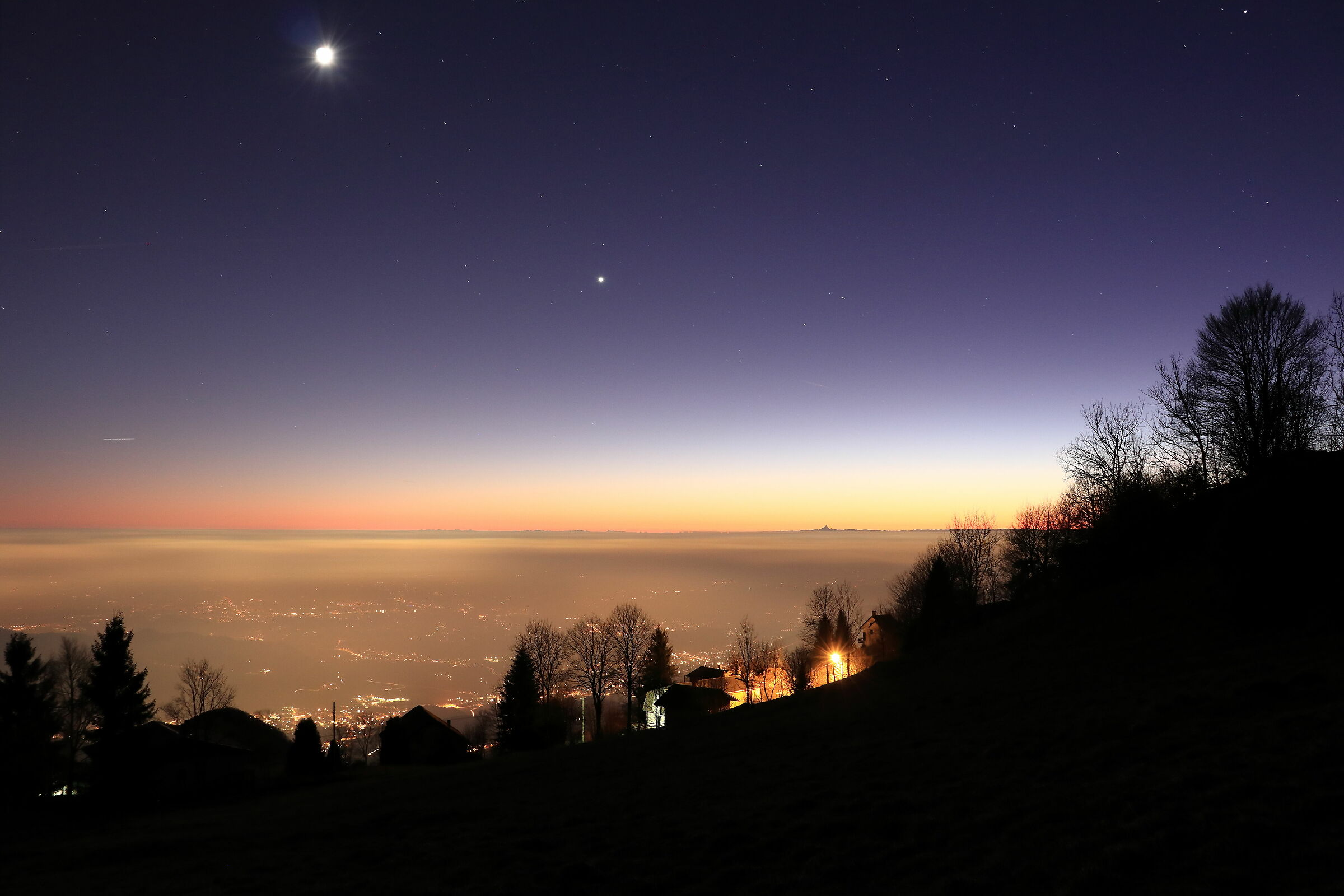 Crepuscolo sul Passo Valcava