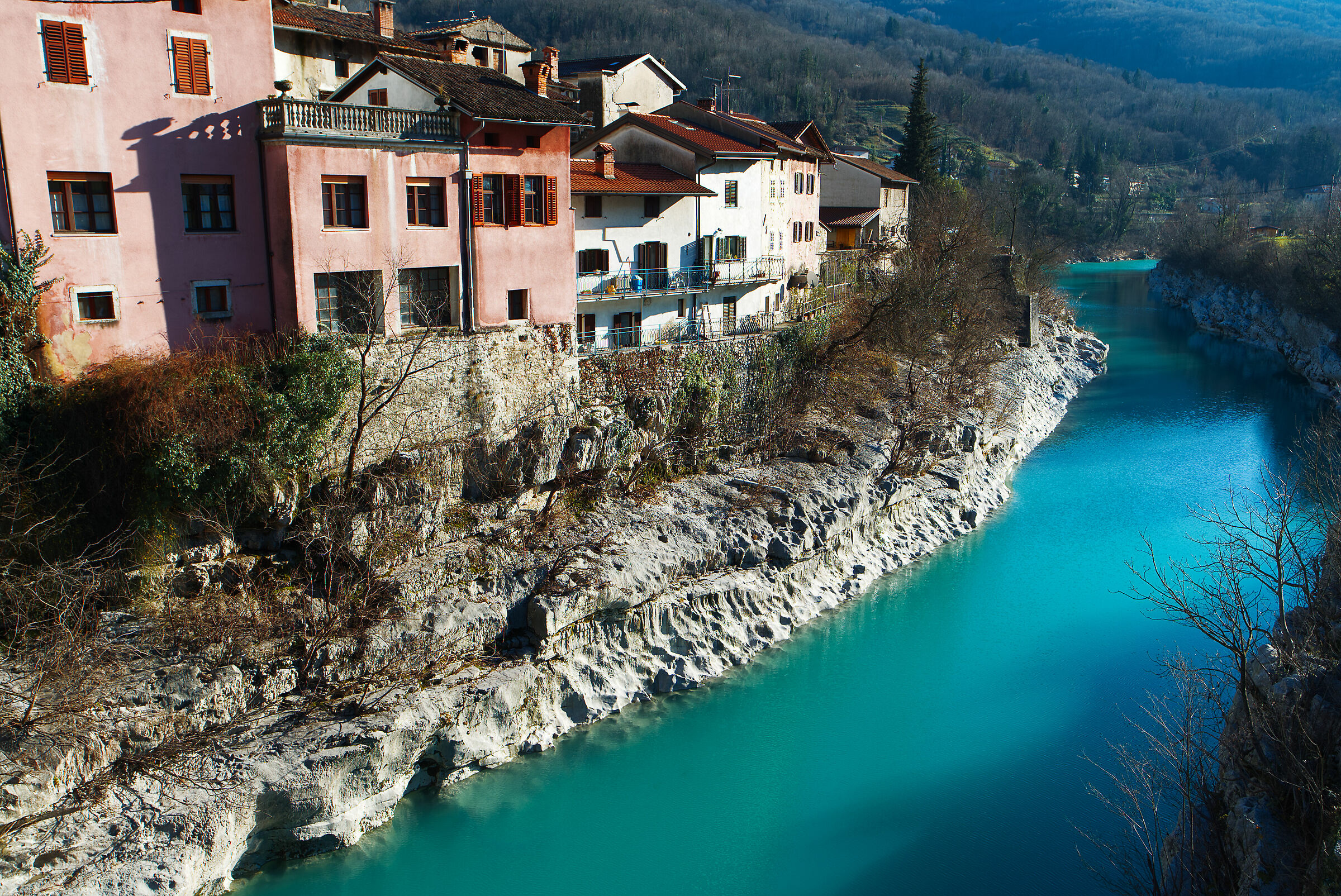 The colours of isonzo in Slovenian territory