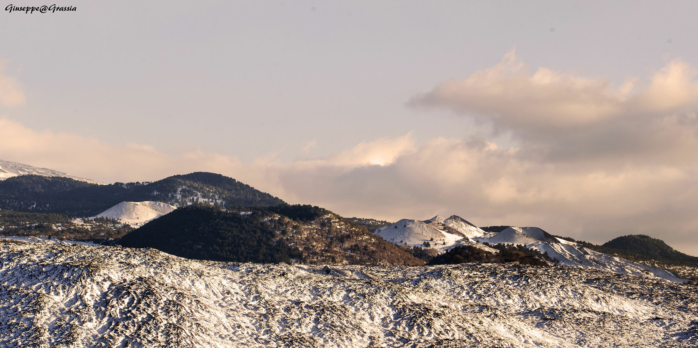 The last sunset of 2019 on Mount Etna