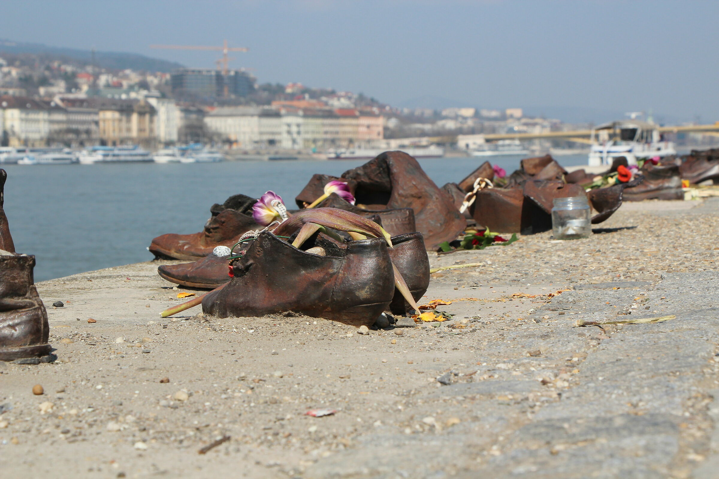 Budapest - monument of shoes on the Danube