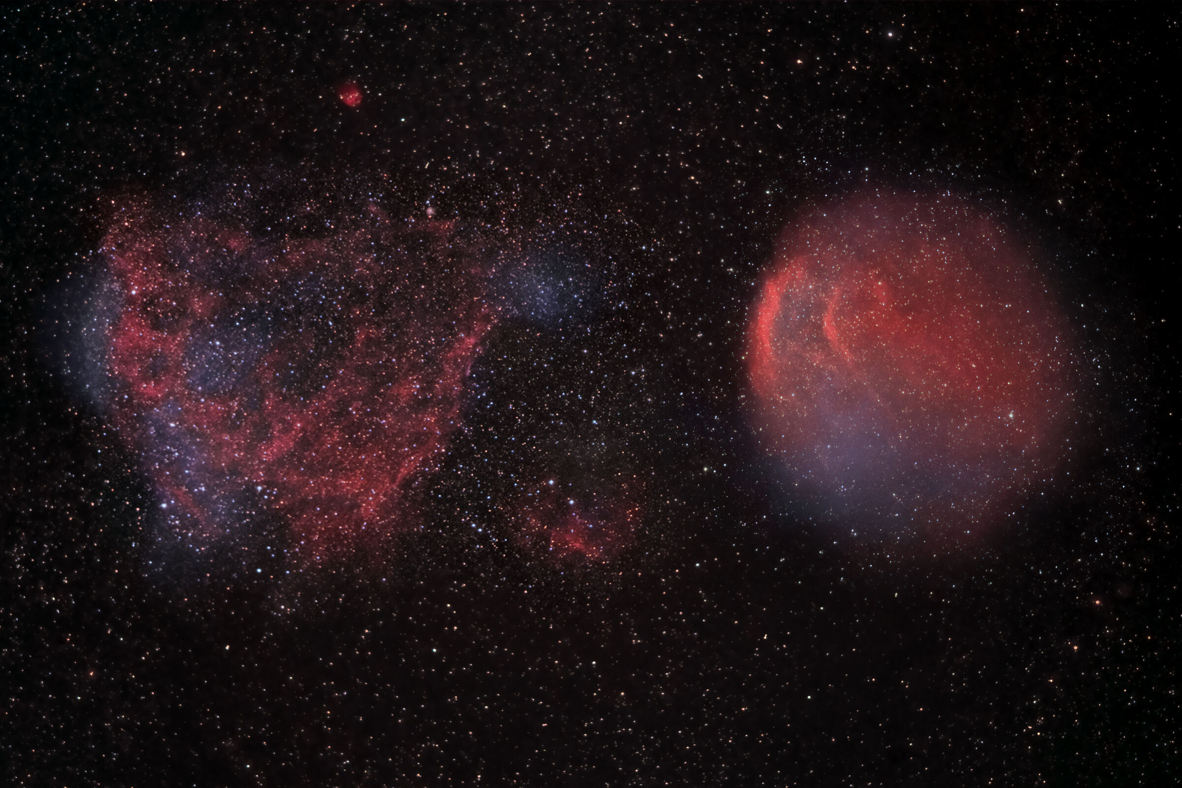 Sh2-221 & 216 between Auriga and Perseus