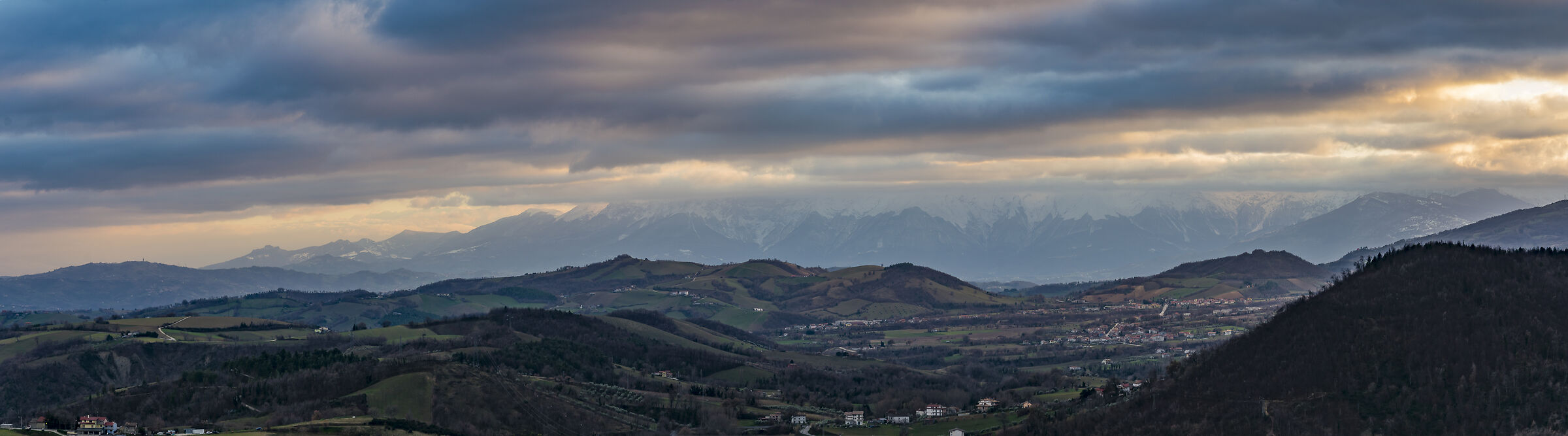 the Teramano seen from the tronto's civitella