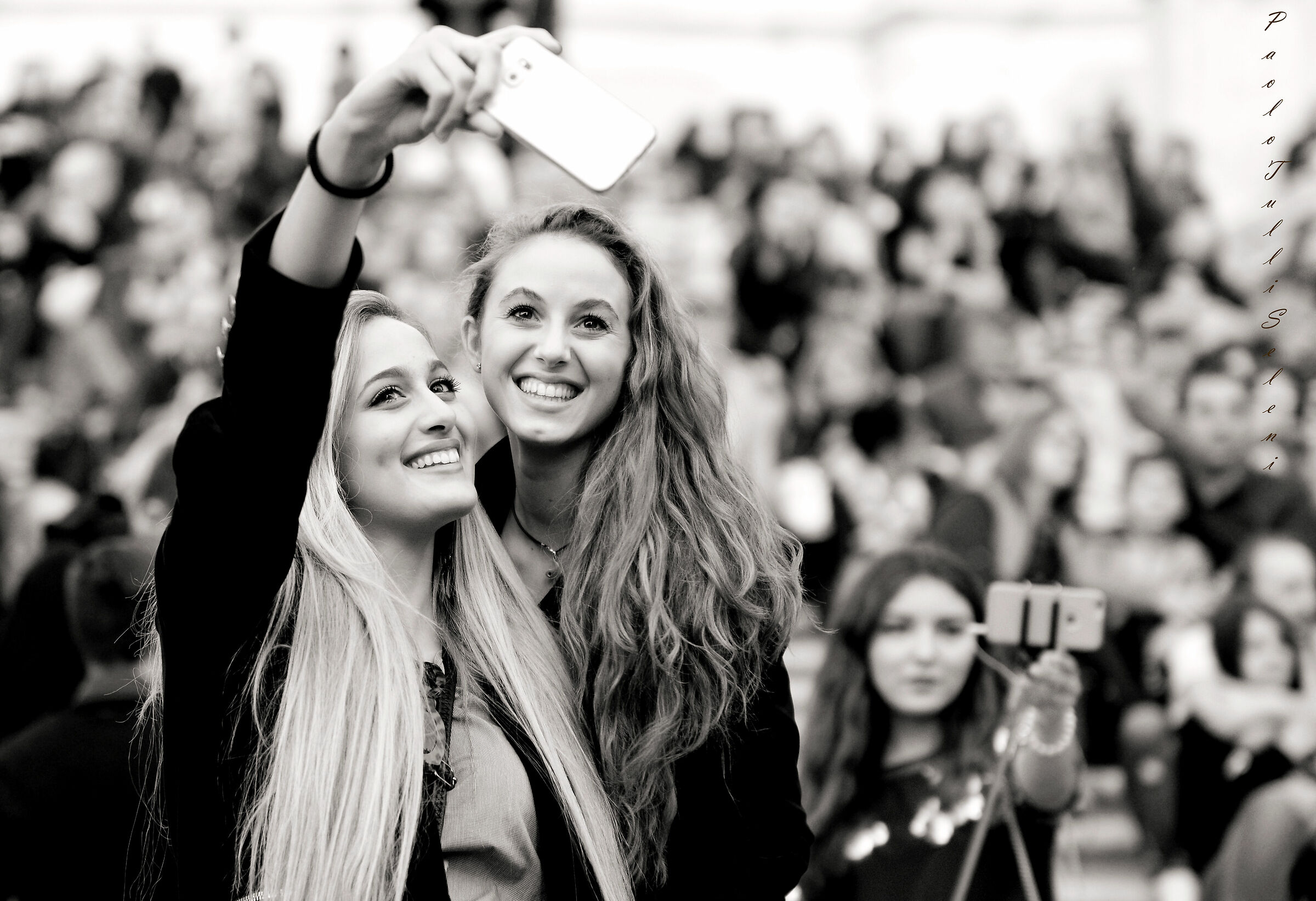 Il selfi a Trinità dei Monti