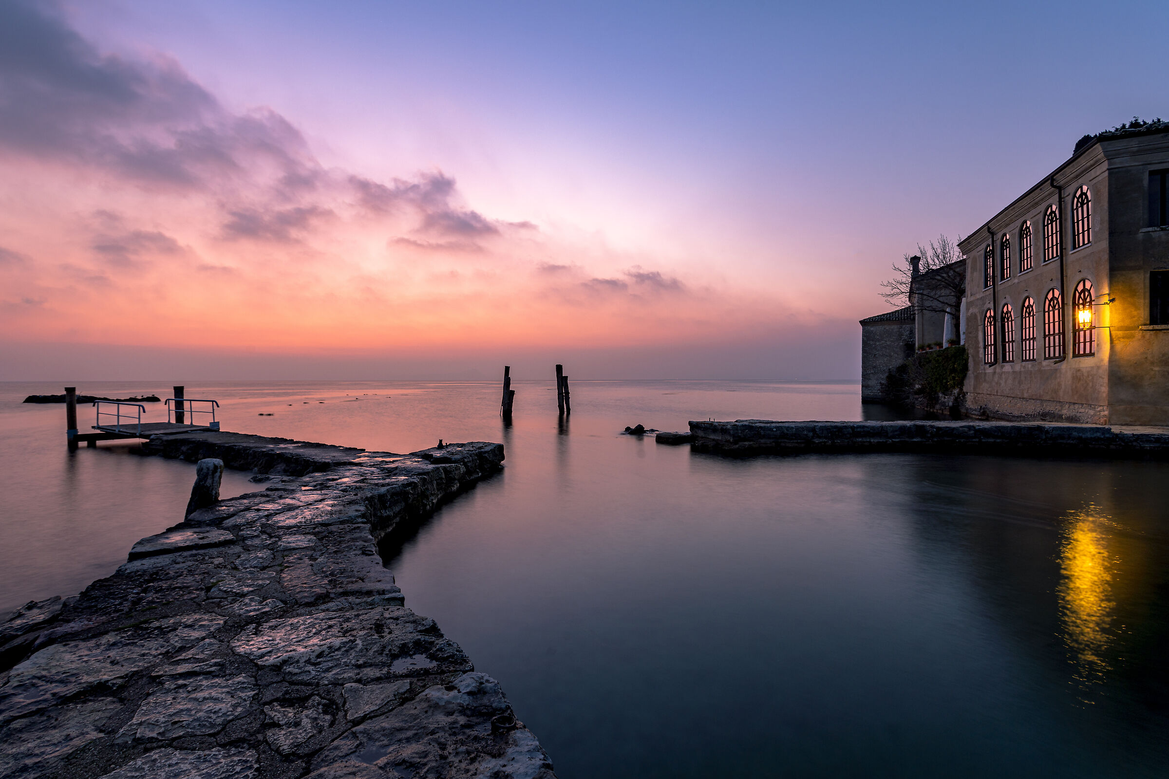 Tramonto sul Garda