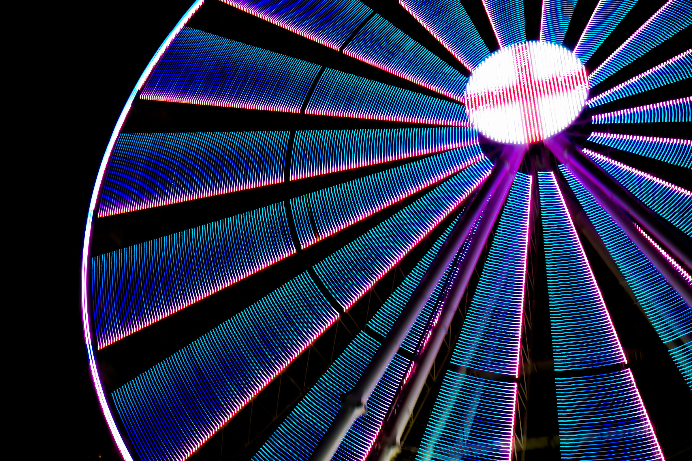 Ferris wheel in Genoa