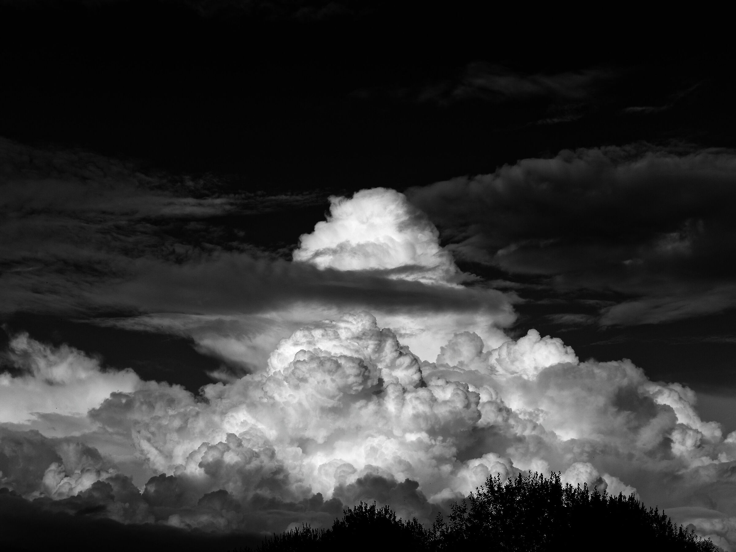 Sky explosion