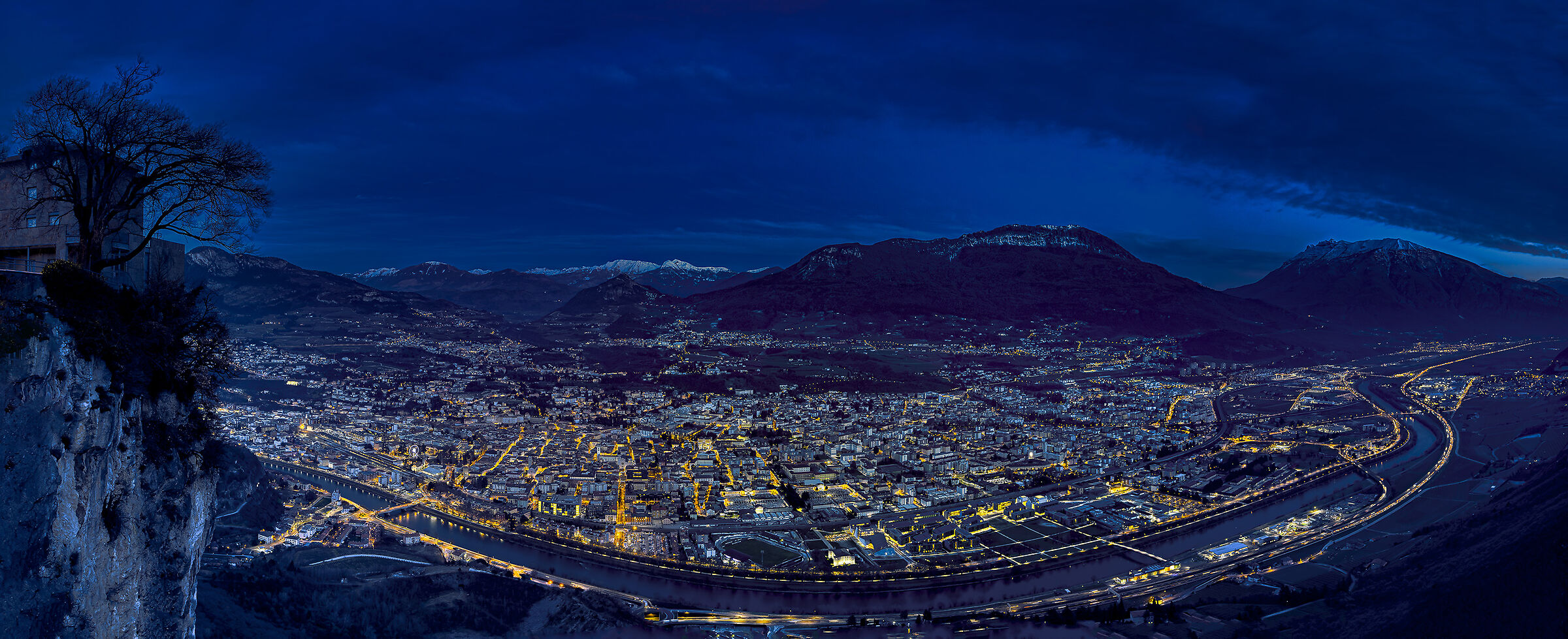 Panoramica della città di Trento