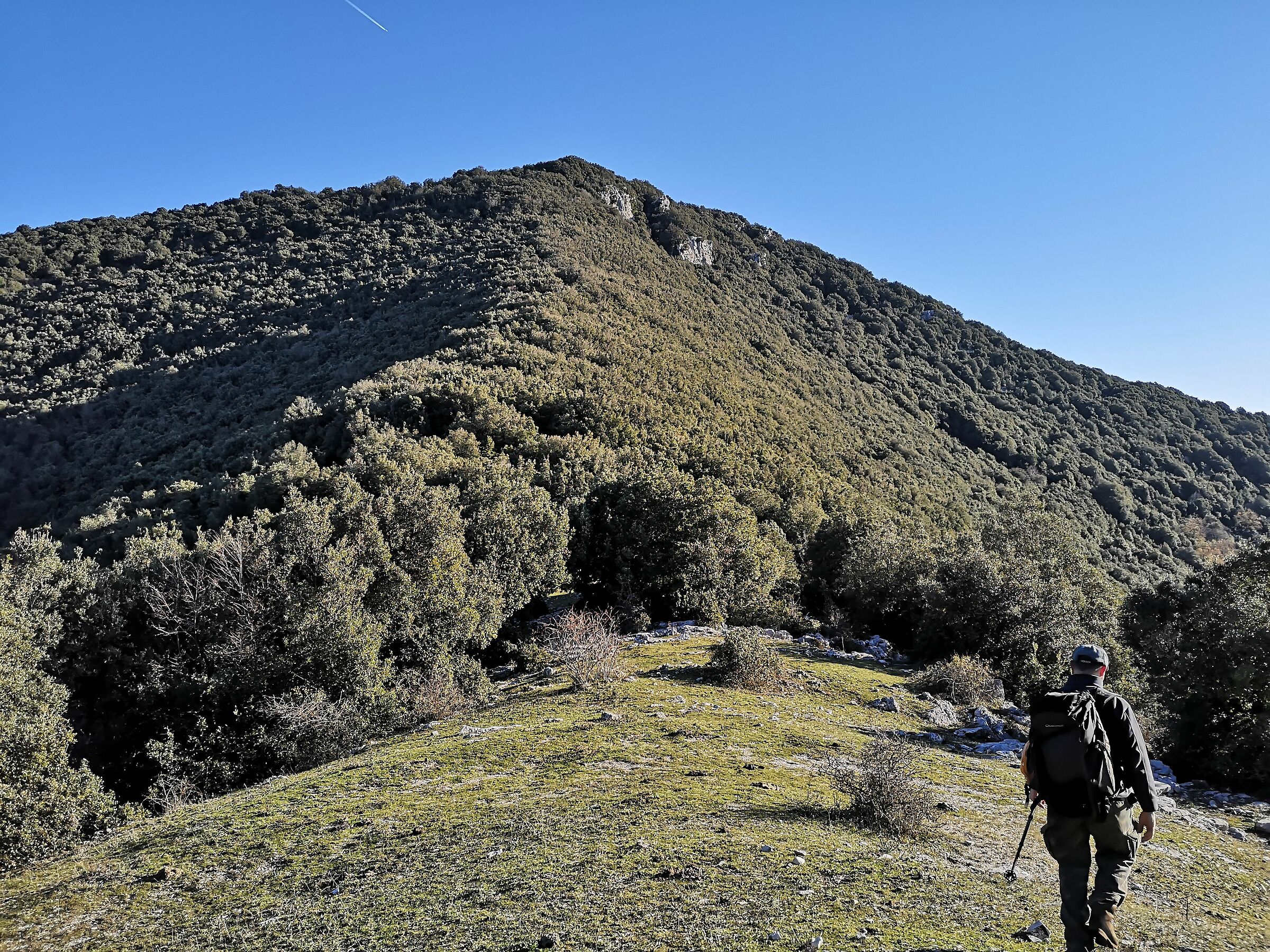 Walking on Ausoni mountains Italy