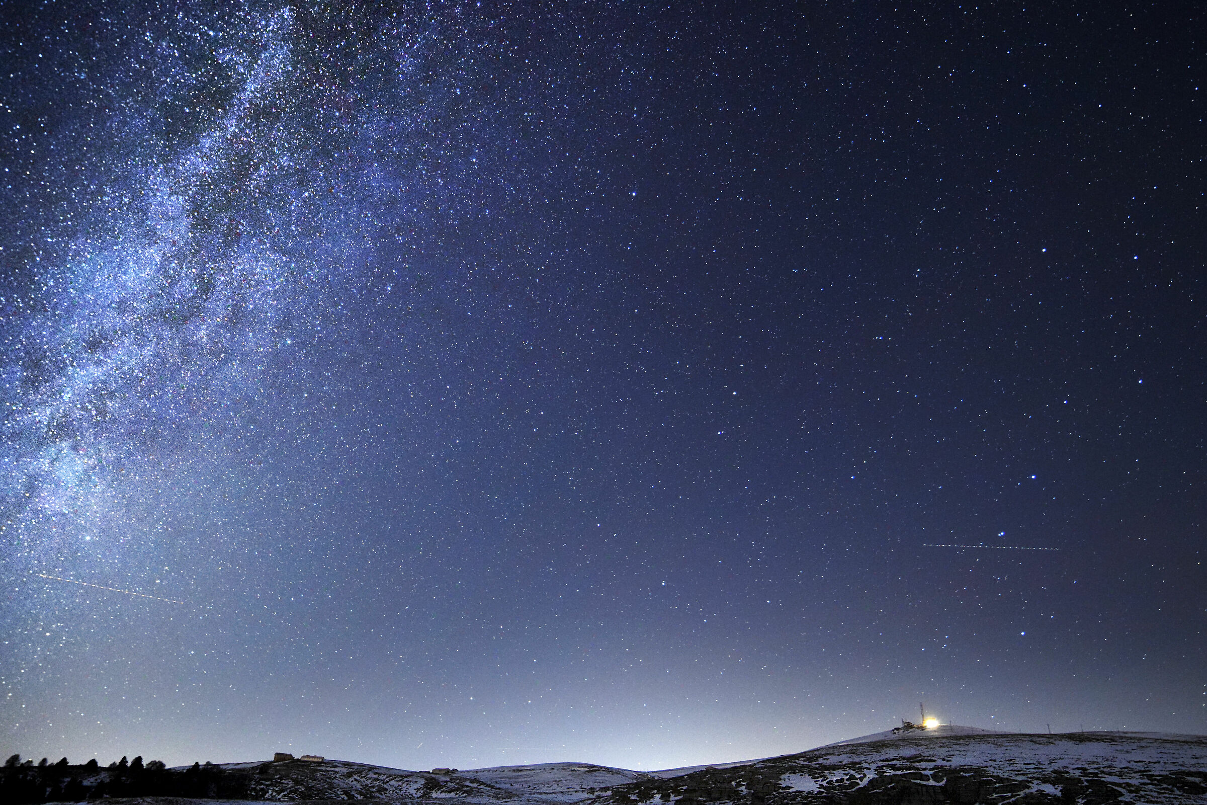 First Snow Refuge on Mount Tomb