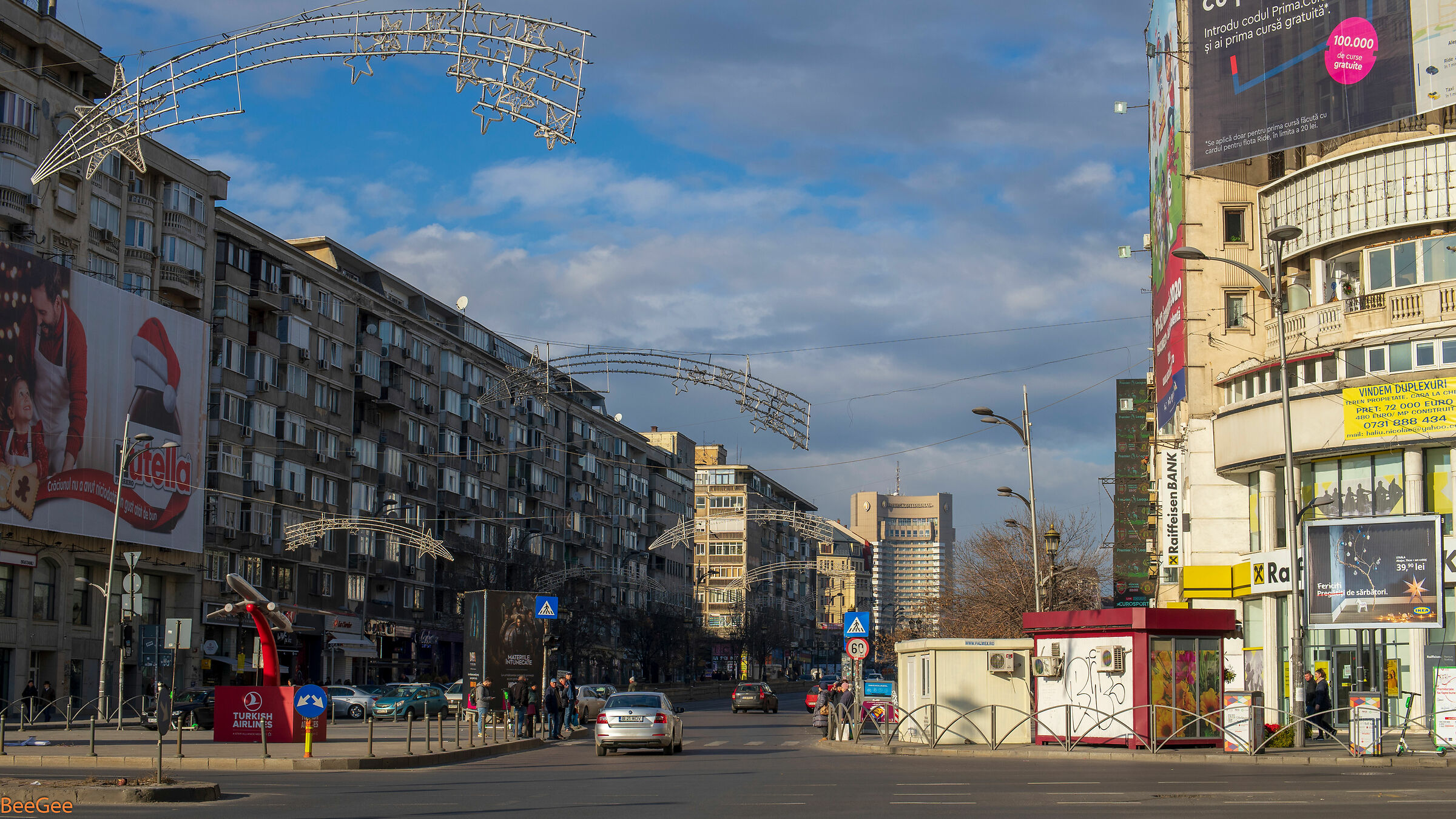 Unirii Square Bucharest December 27, 2019